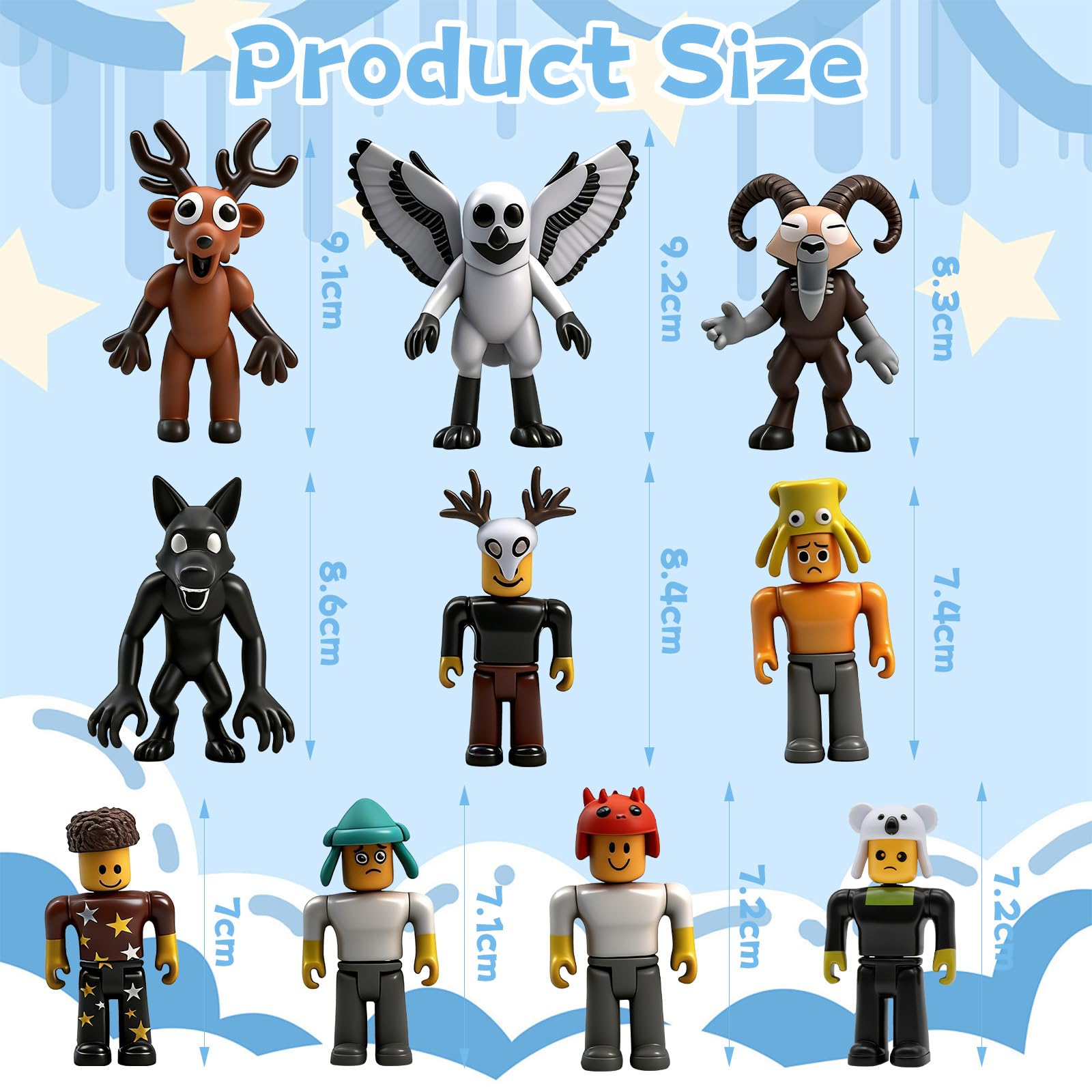 Driflo 99 Nights In the Forest Decorative Set, Anime Collectibles, 99 Nights In the Forest Merch, Character Collectibles - Image 2