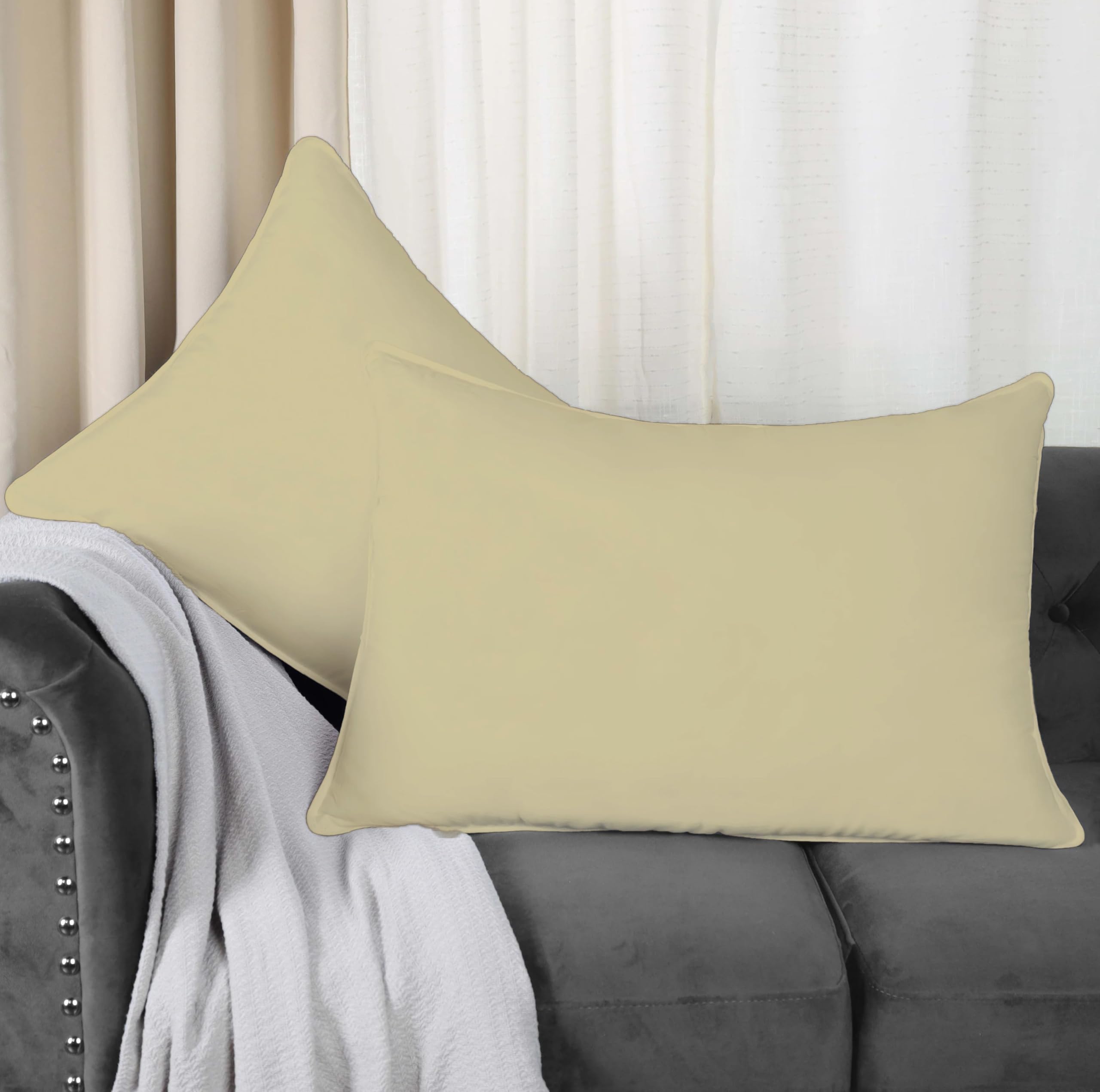 Cameo Rose Cotton Pillow Covers - Set of 2 -10