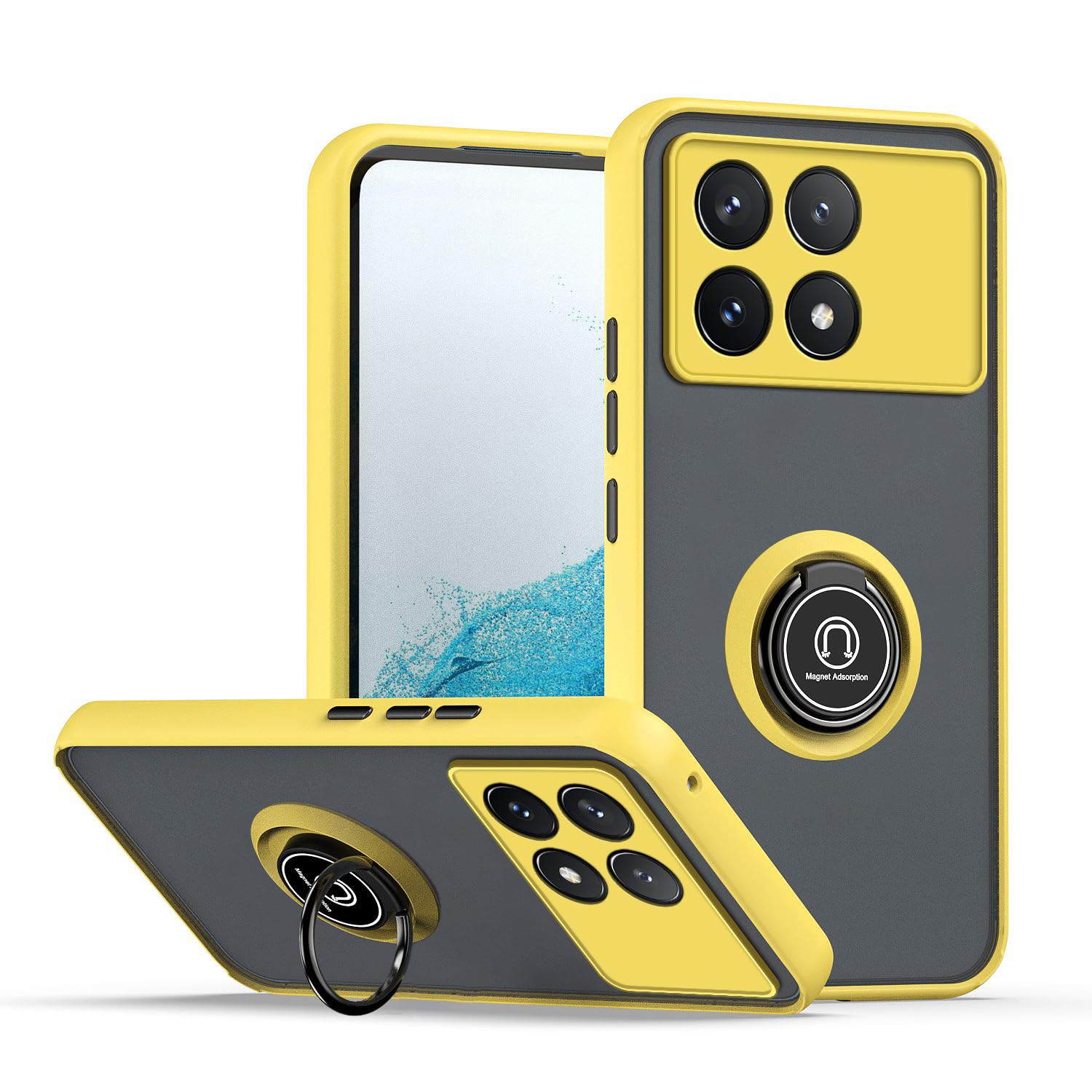 XINYEXIN Coque Pour Xiaomi Poco X6 Pro 5G, Coque Silicone Souple Avec Motif Mignon, Étui Antichoc à Bord Droit - Lavender, Purple