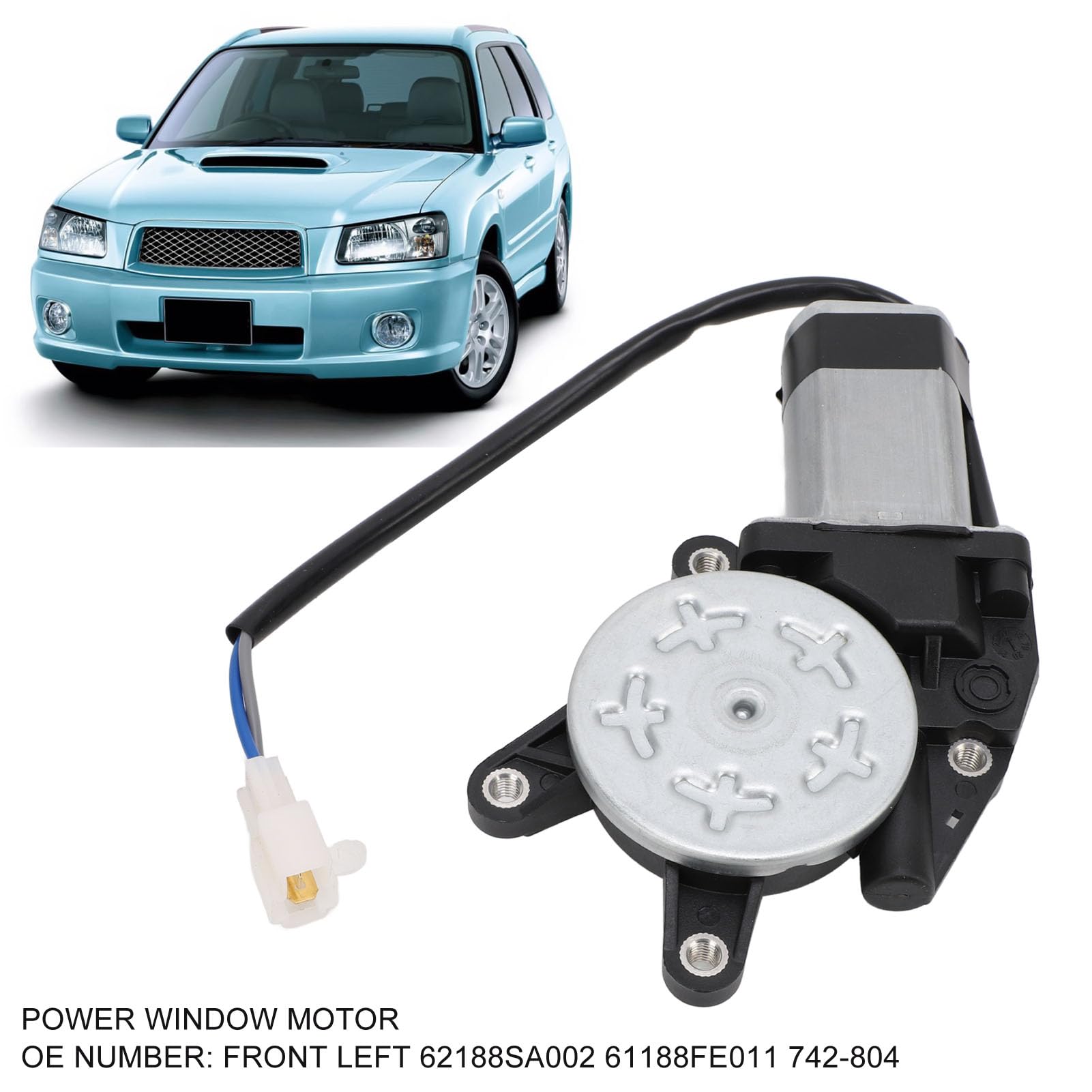 2002 2008 4/5 Drzwi Silnik Elektrycznego Podnośnika Szyb 2 Piny Silnik Elektrycznego Regulatora Okna Drzwi Samochodu (Przedni lewy 61188FE011 742-804)