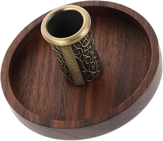 Sticks Holder Wooden Extinguisher Base for Moxibustion Therapy Stable and Secure Design Natural Finish for Home and Clinic Use