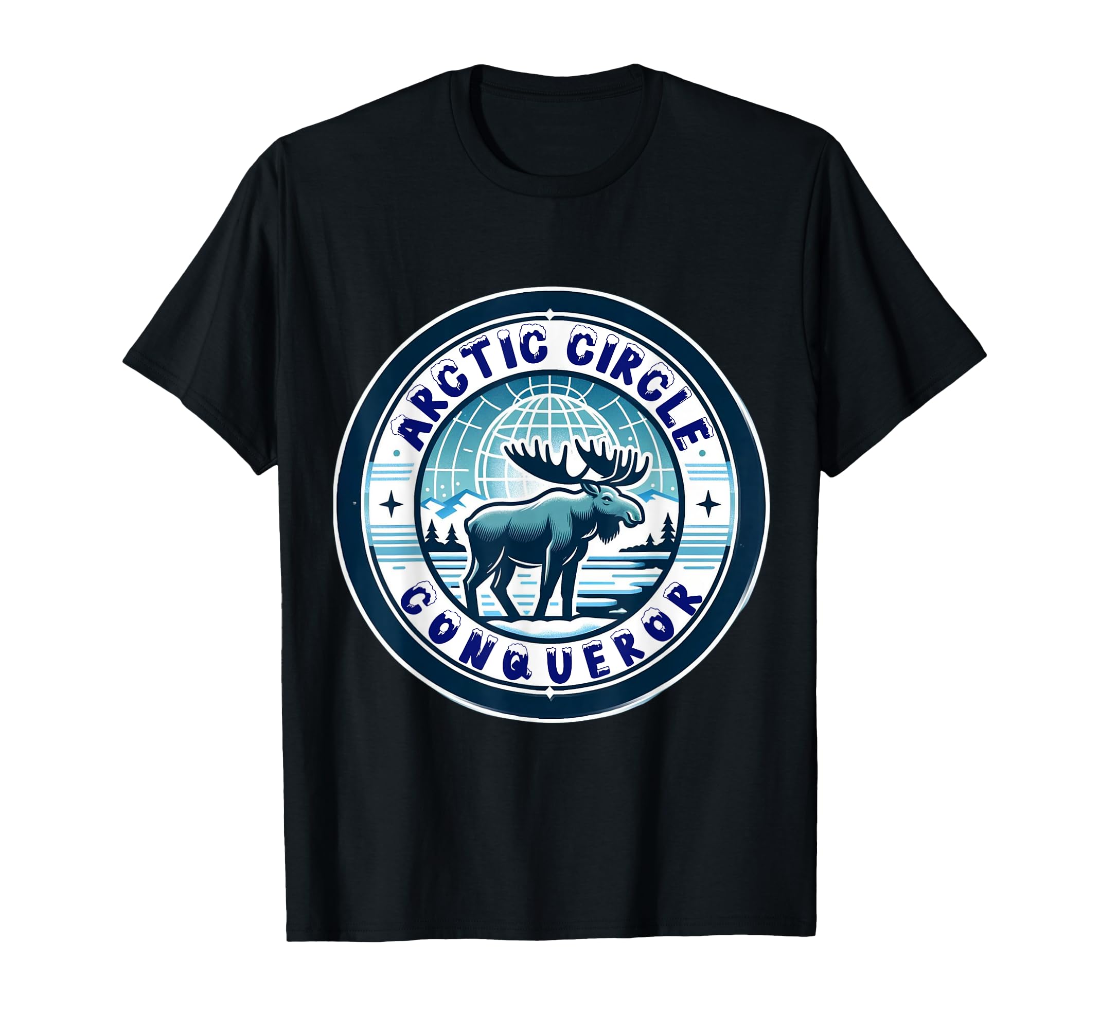 PaddlesnPedals Arctic Circle Commemorative T-Shirt, Black, Small