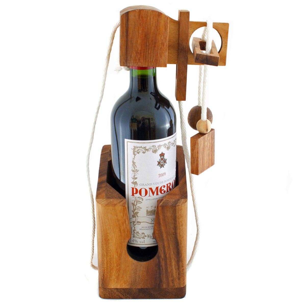 Rompecabezas para Botellas de Madera, Juego de Rompecabezas de Madera para Adultos