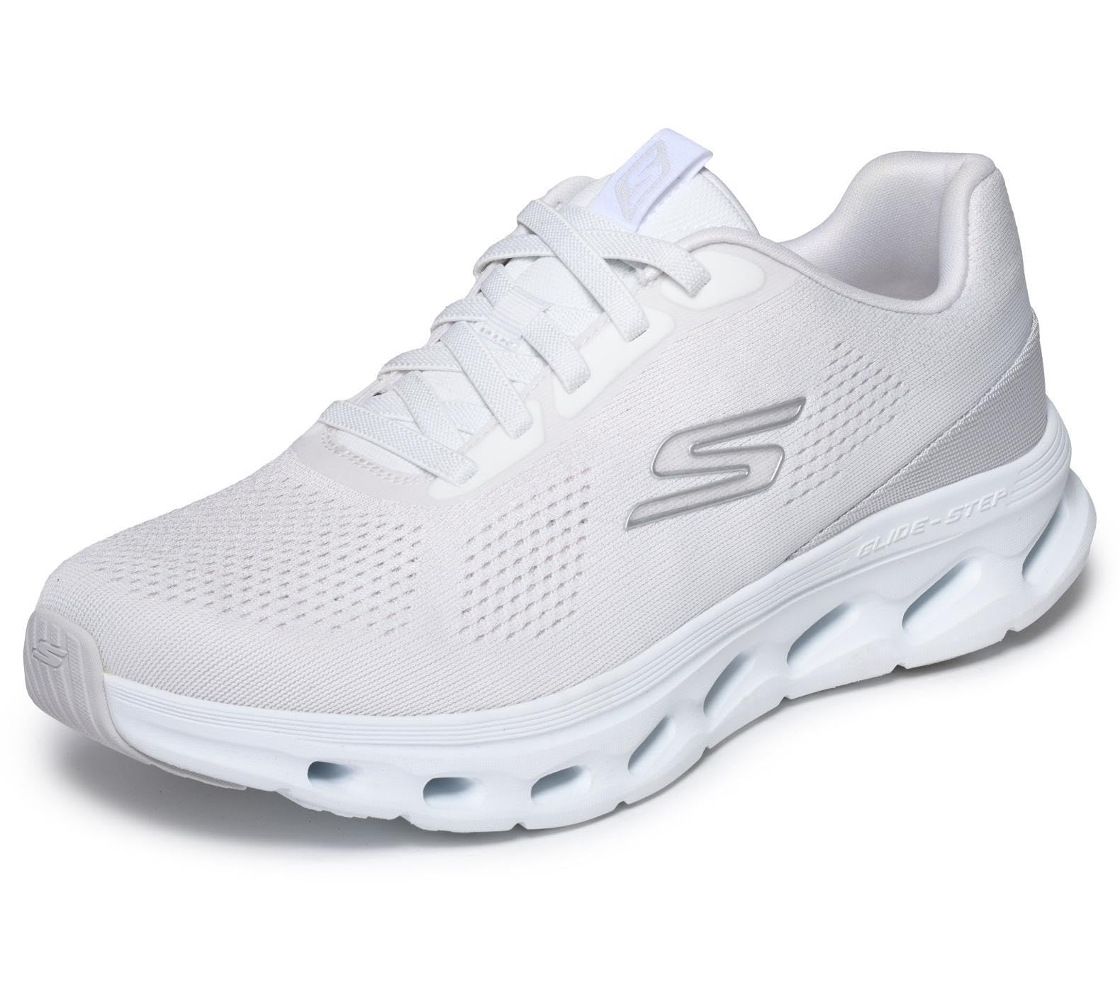 Skechers Go Walk Glide-Step 2.0 Vic Sneaker, Bianco, 40 EU