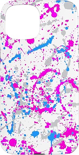 Miniatura 10 de Funda para iPhone 11 Pro Max con salpicaduras de pintura color rosa, azul, gris, blanco