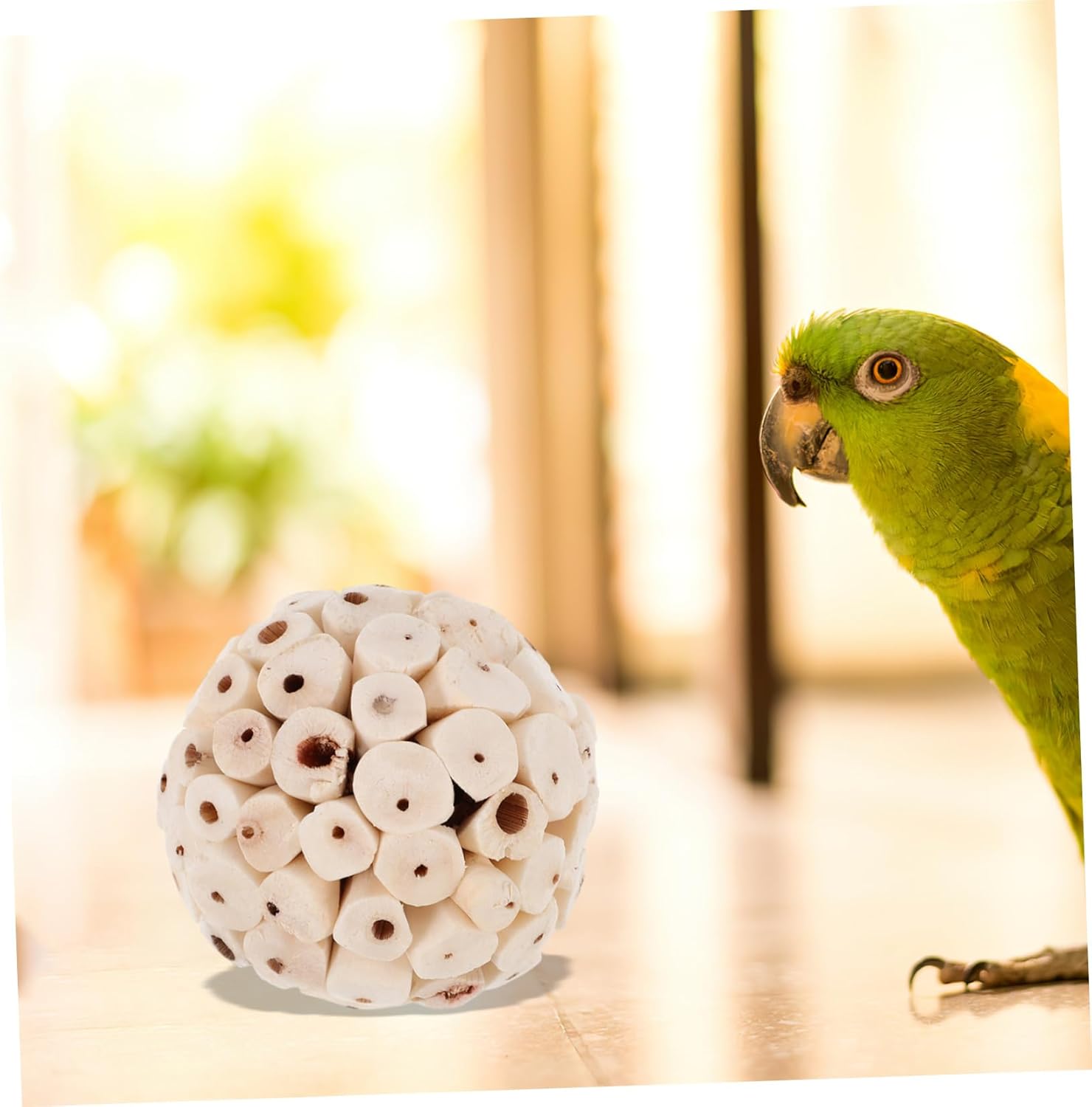 MINAOLULUS 6pcs Edible Soft Ball Toy for Guinea Pig Rabbit Hamster Bird Foraging Chewing - Image 3