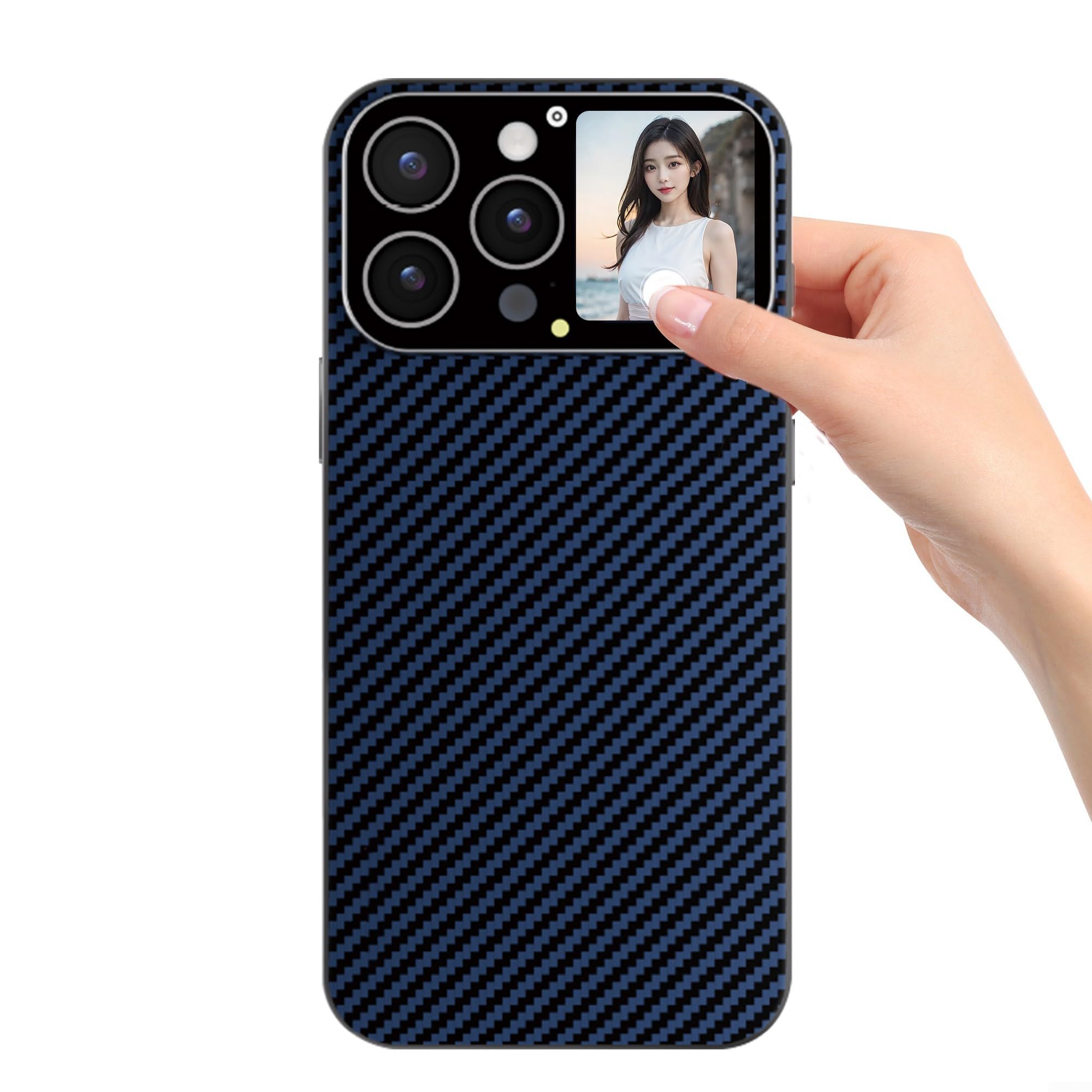 Custodia per smartphone per iPhone 16/15/14/13Pro: per schermo personalizzato, Push & More!(E)