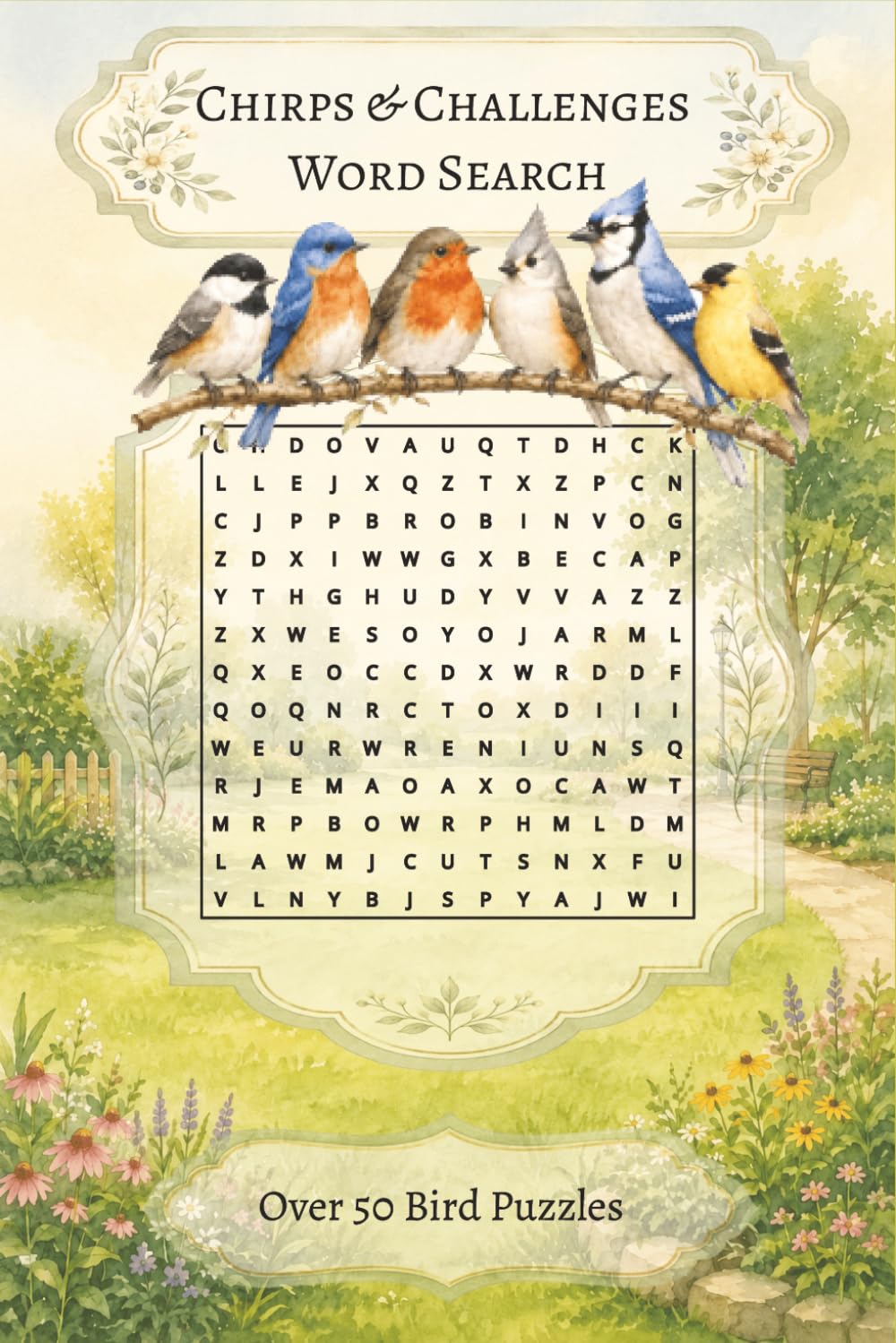 Chirps & Challenges Word Search: Over 50 Bird Puzzles