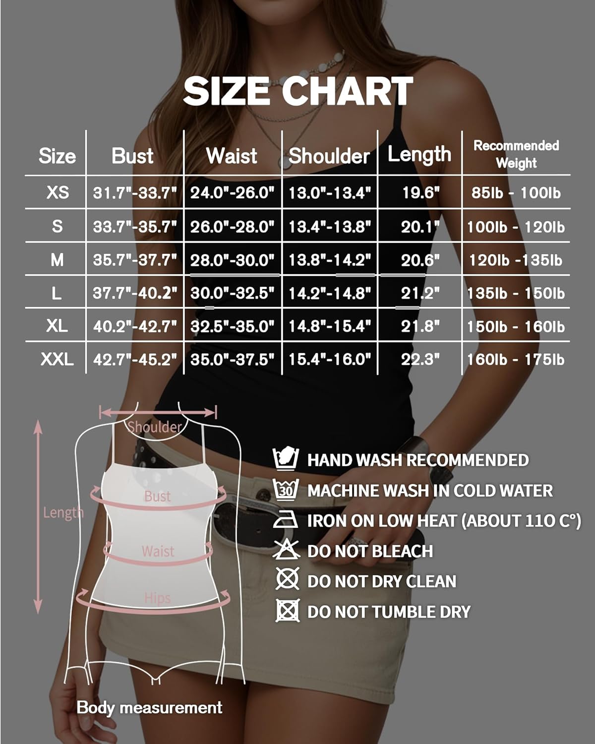 MANGOPOP Womens Camisole Tank Tops Square Neck Spaghetti Strap Cami Double Lined Sleeveless Crop Top Sexy Shirts - Image 7