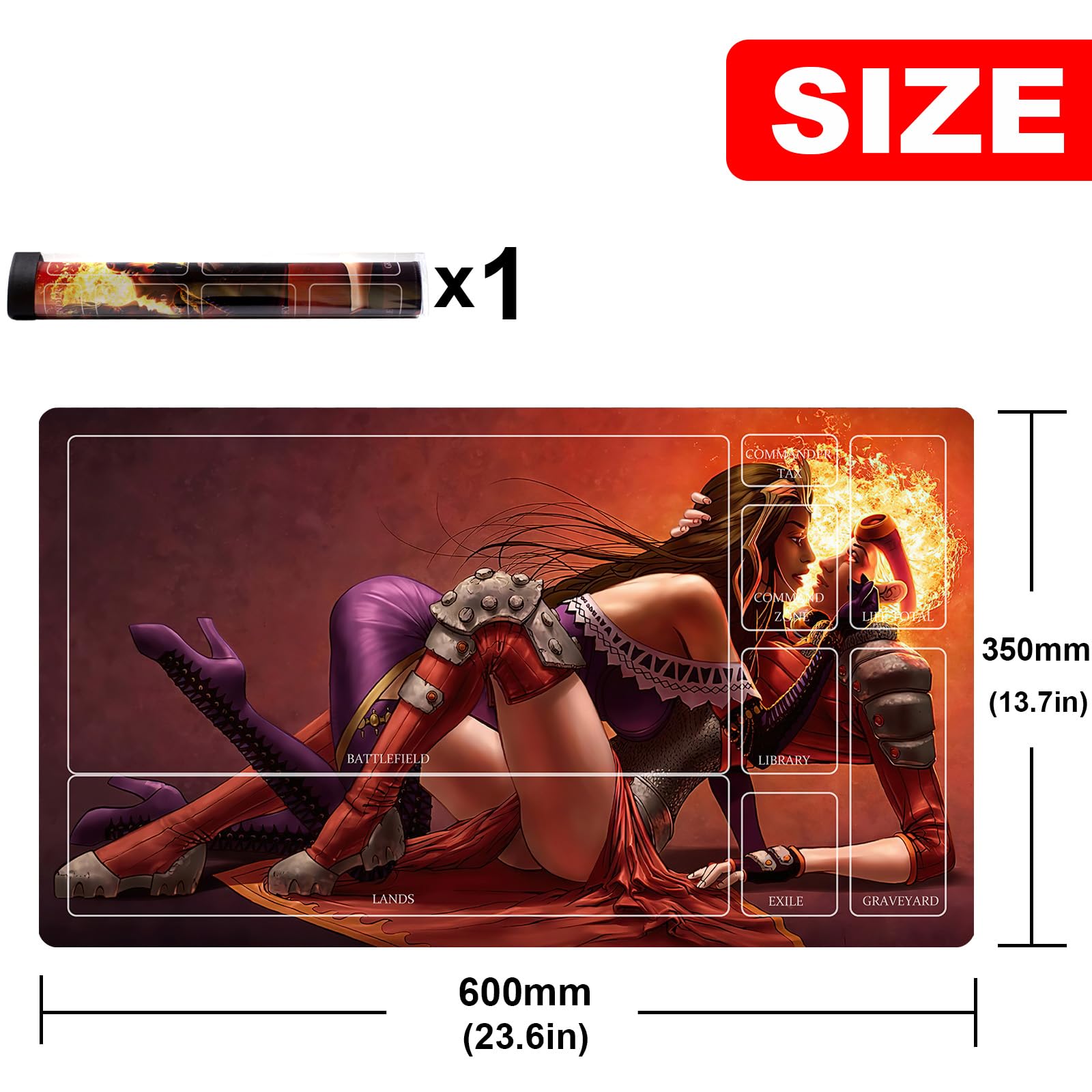 Amazon | sabermaster MTG プレイマット サイズ60X35cm マウスパッド