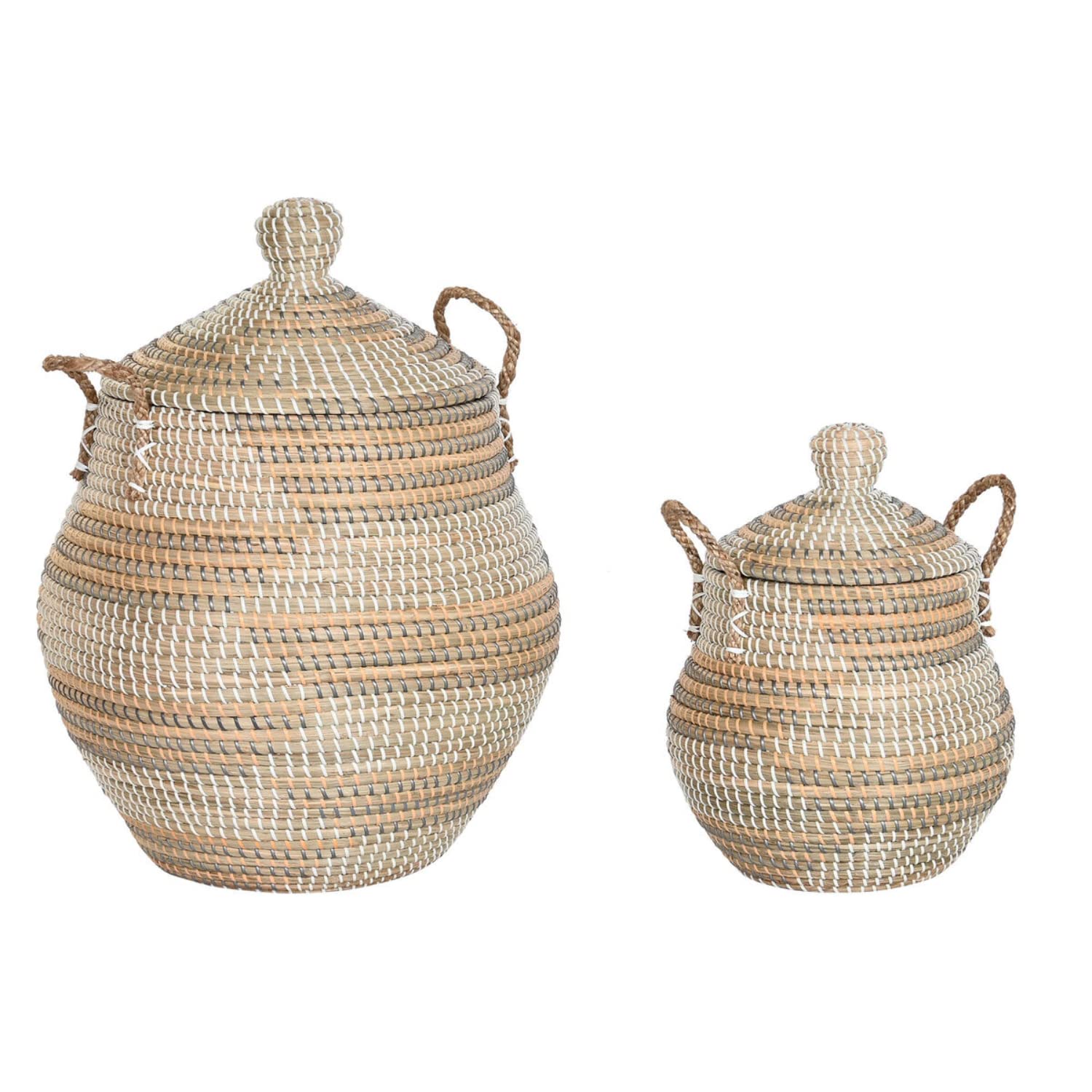DKD Home Decor Juego de cestas, Estándar