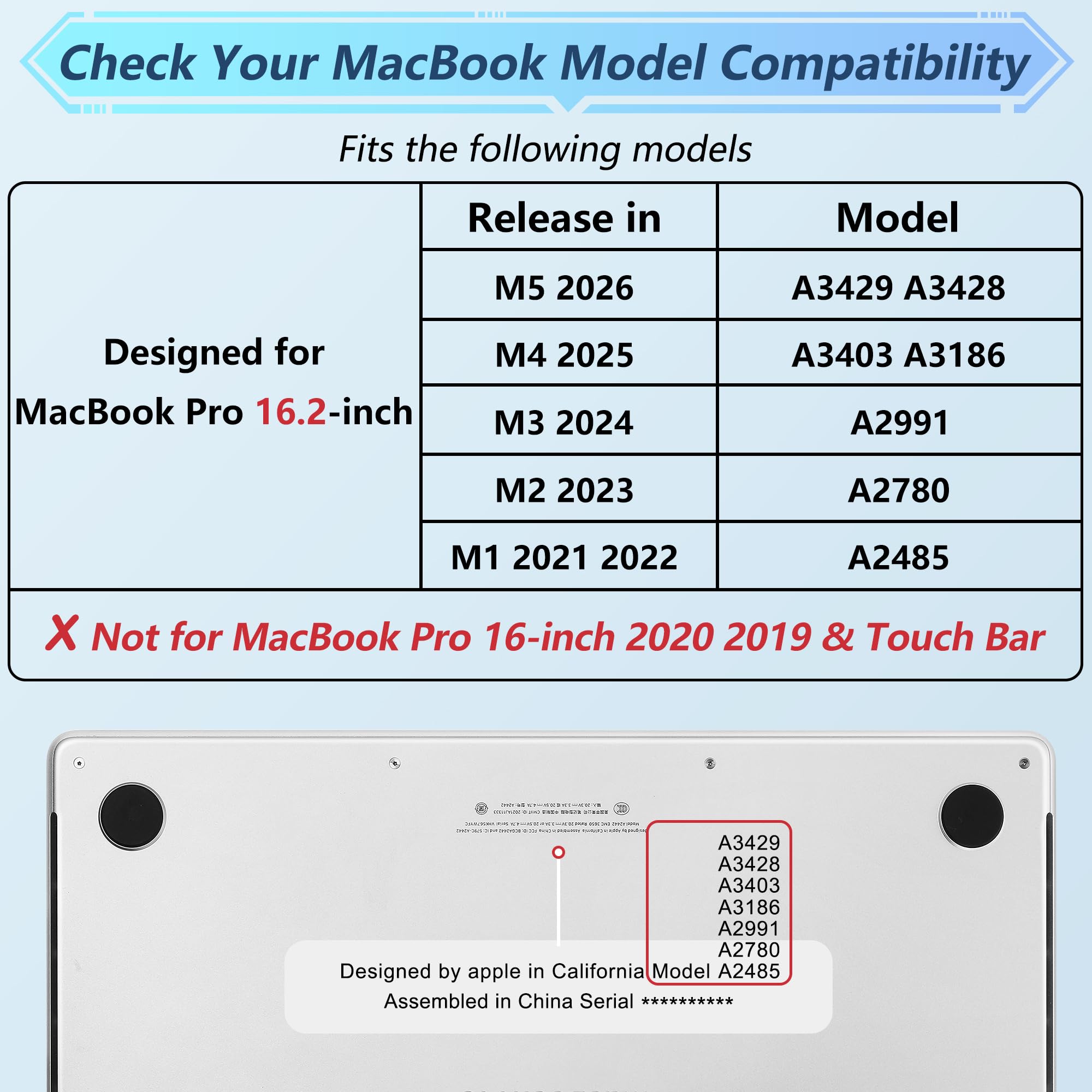 Tuiklol for MacBook Pro 16 inch Case 2024 2023 2022 2021 Release A3403 A3186 A2991 A2780 A2485 M4/M3/M2/M1 Pro/Max Chip,Hard Shell Case Screen Protector with Retina Display & Touch ID,Pink: Crystal Black