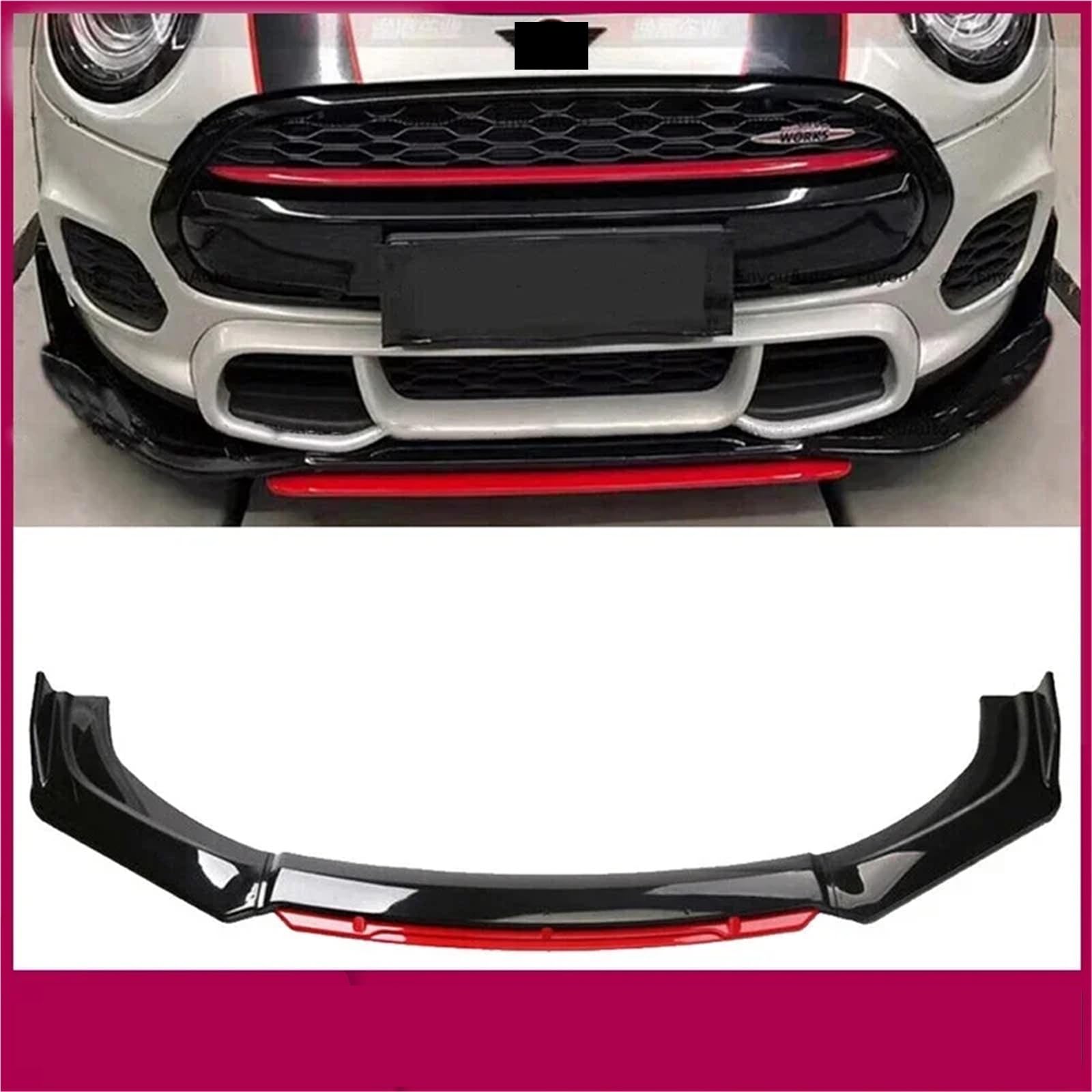 Amazon | フロントバンパーリップスポイラーミニクーパー R55 R56 F55