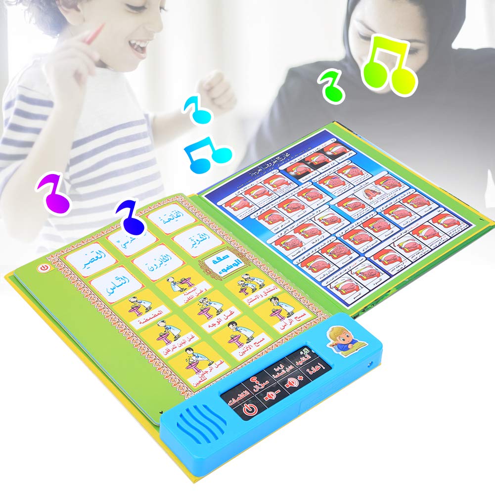 Tablette Arabe Interactif pour Enfants avec Livre Sonore, Machine de Lecture d'Apprentissage Portable