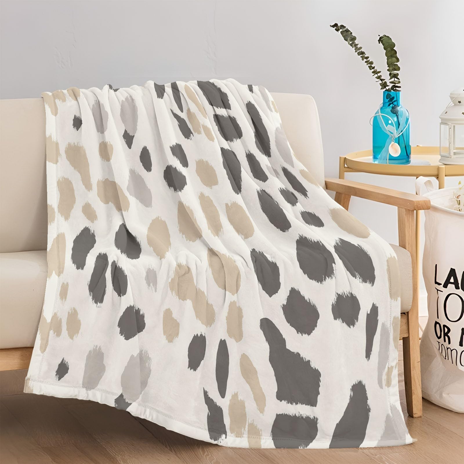 Prezent Prosty styl Lampart Flanelowy Koc Koc Miękki Kolor Prezent na Walentynki Rocznica Urodziny Żona i Mąż Dziewczyna Chłopiec 180 X 200 cm