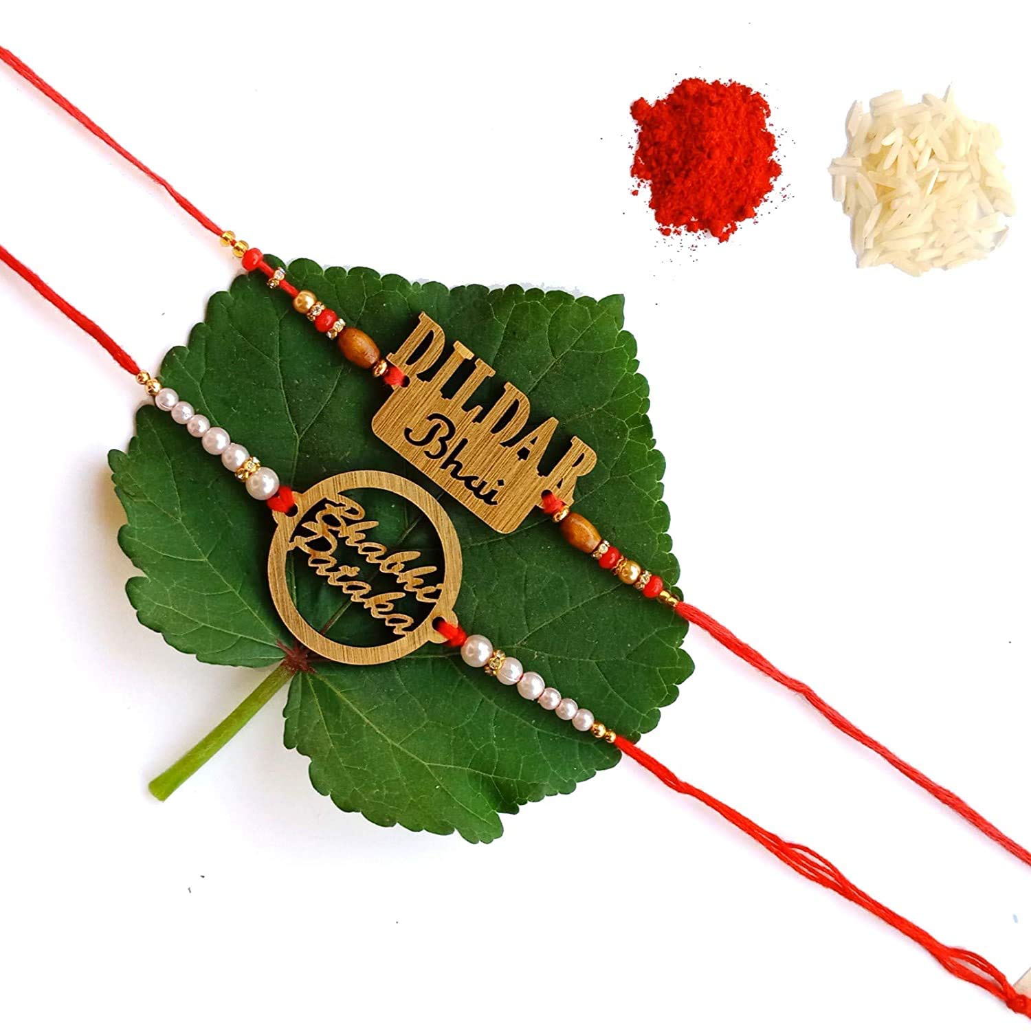 Radhakrishan Fancy Dildar Bhai Rakhi for Brother and Bhabhi Pataka Rakhi for bhabhi- Rakhi Gift for Brother with and Roli Chawal - Quirky Rakhi for Bhaiya Bhabhi (B08CDFF2W3) Amazon Price History, Amazon Price Tracker