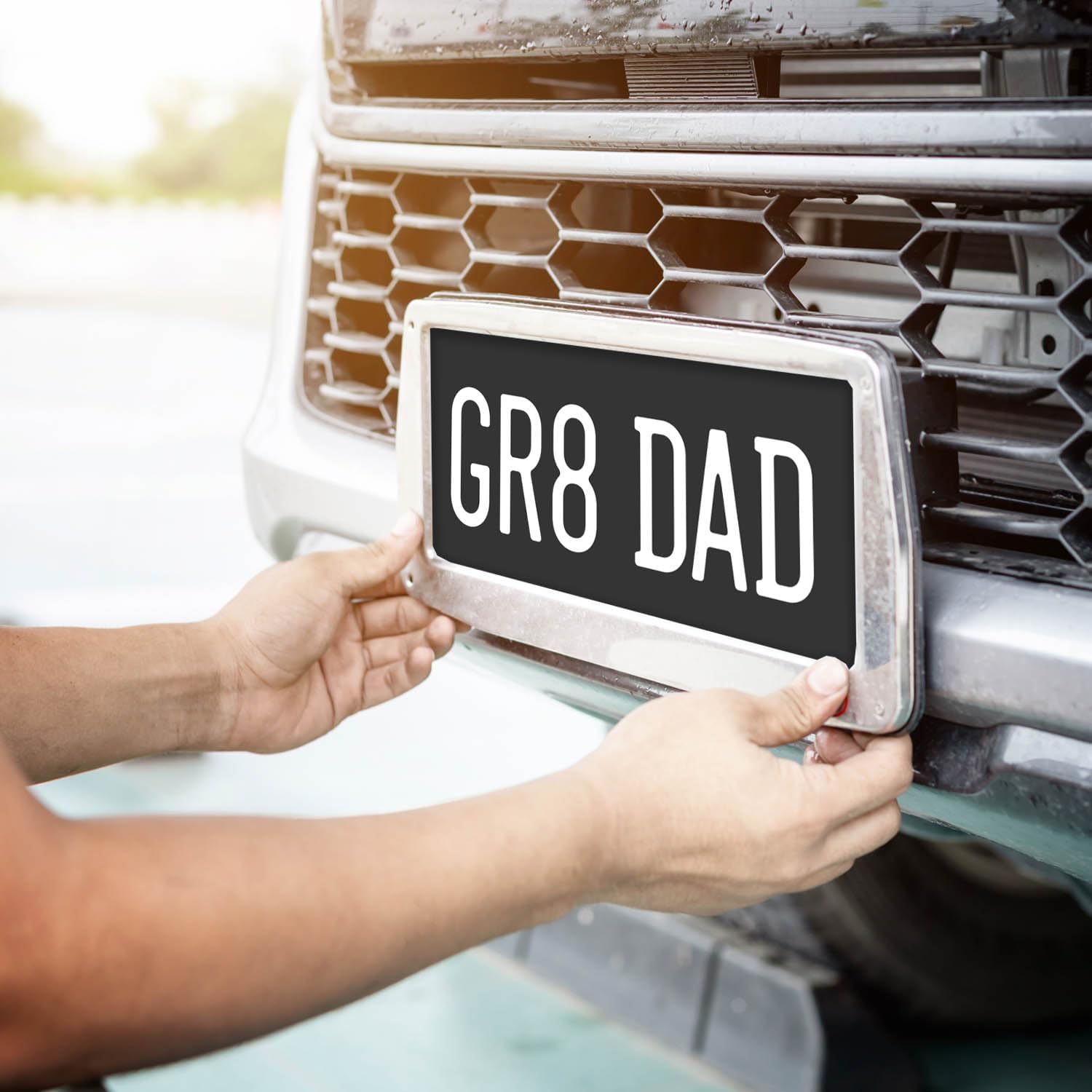 Honey Dew Gifts GR8 DAD Vanity Plate HDG-1769 image 4
