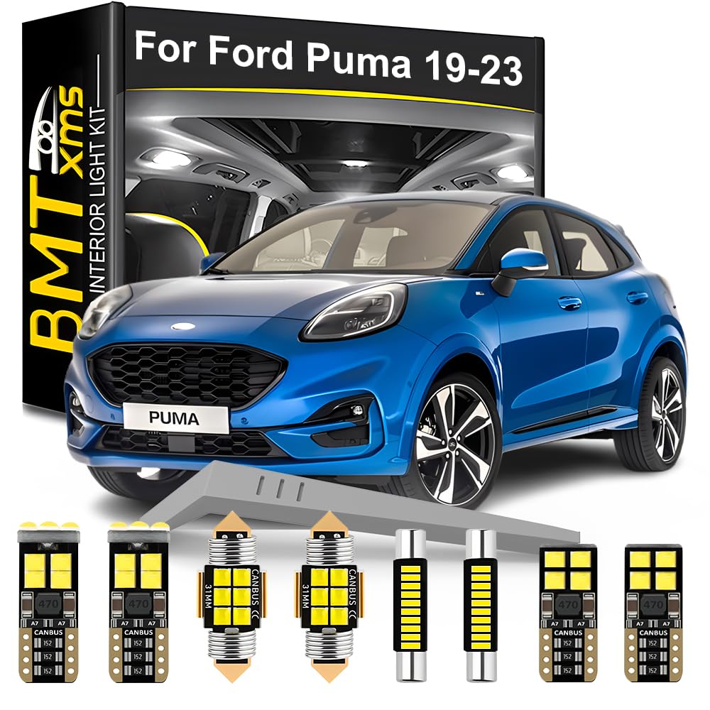 Kit Luci LED Interni Per Opel Crossland X 2017-2022 - 17 Pezzi, 6000K Bianco Luminoso - Foto 9