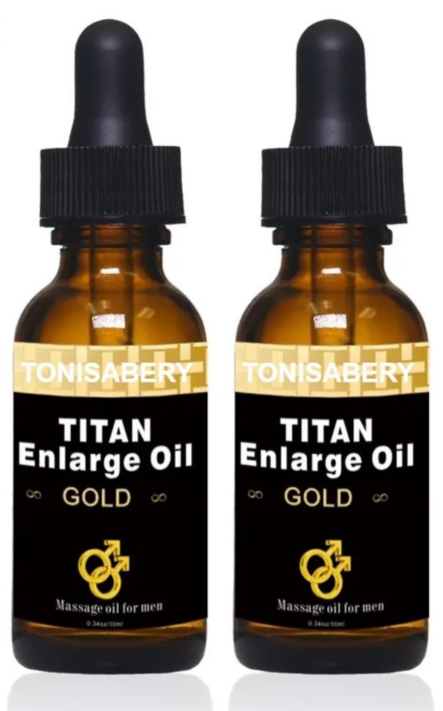 Tonisabery Enlarger Oil Titan Gold Oil for Men Original Male Enlargement Oil, Massage Enlarge Oil for Male 10ml by Tonisaberey (2)