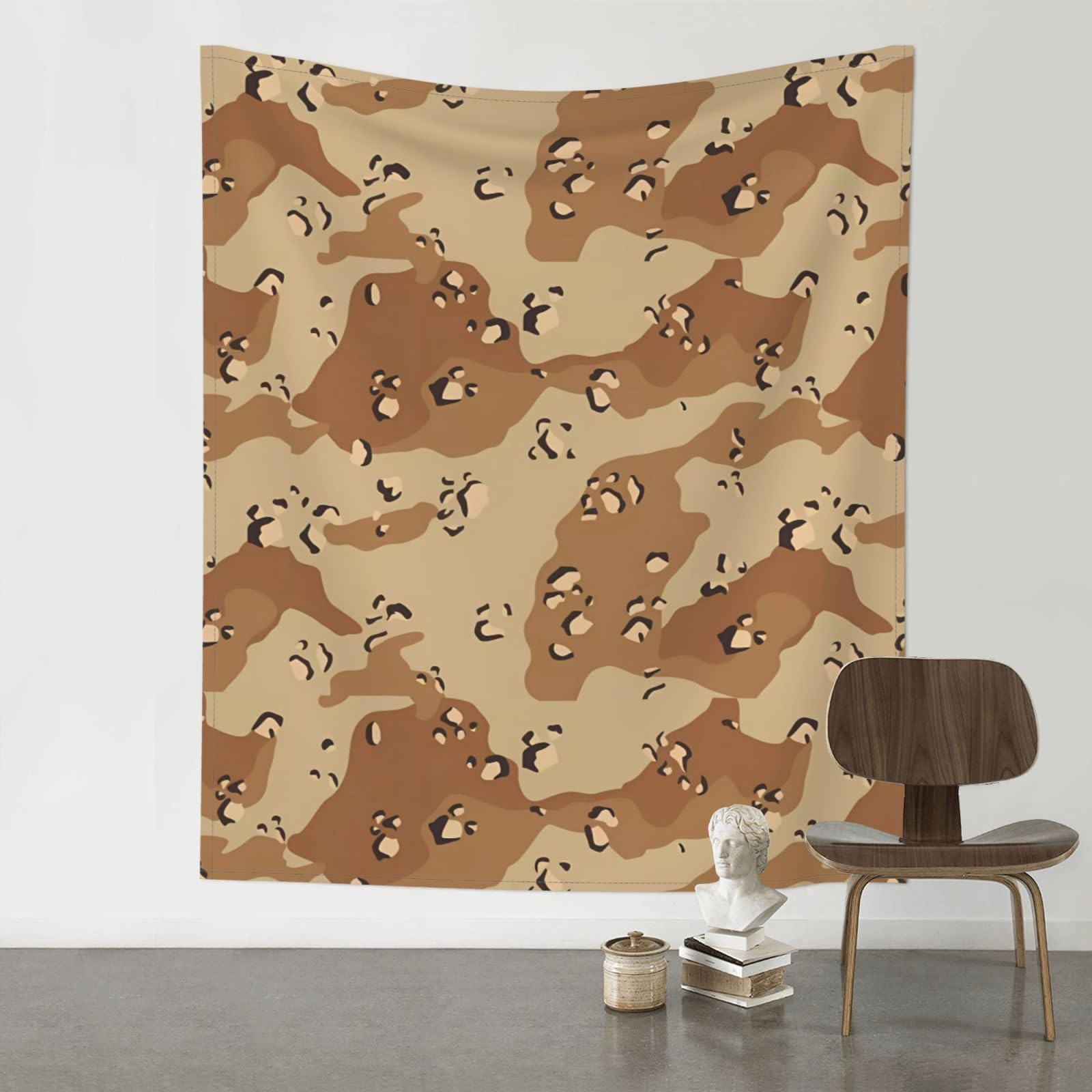 YYHWHJDE Desert Camo Prints 60x51in Wall Tapestry – Boho Decor Throw Blanket for Bedroom, Dorm, Beach Cover, Picnic & More