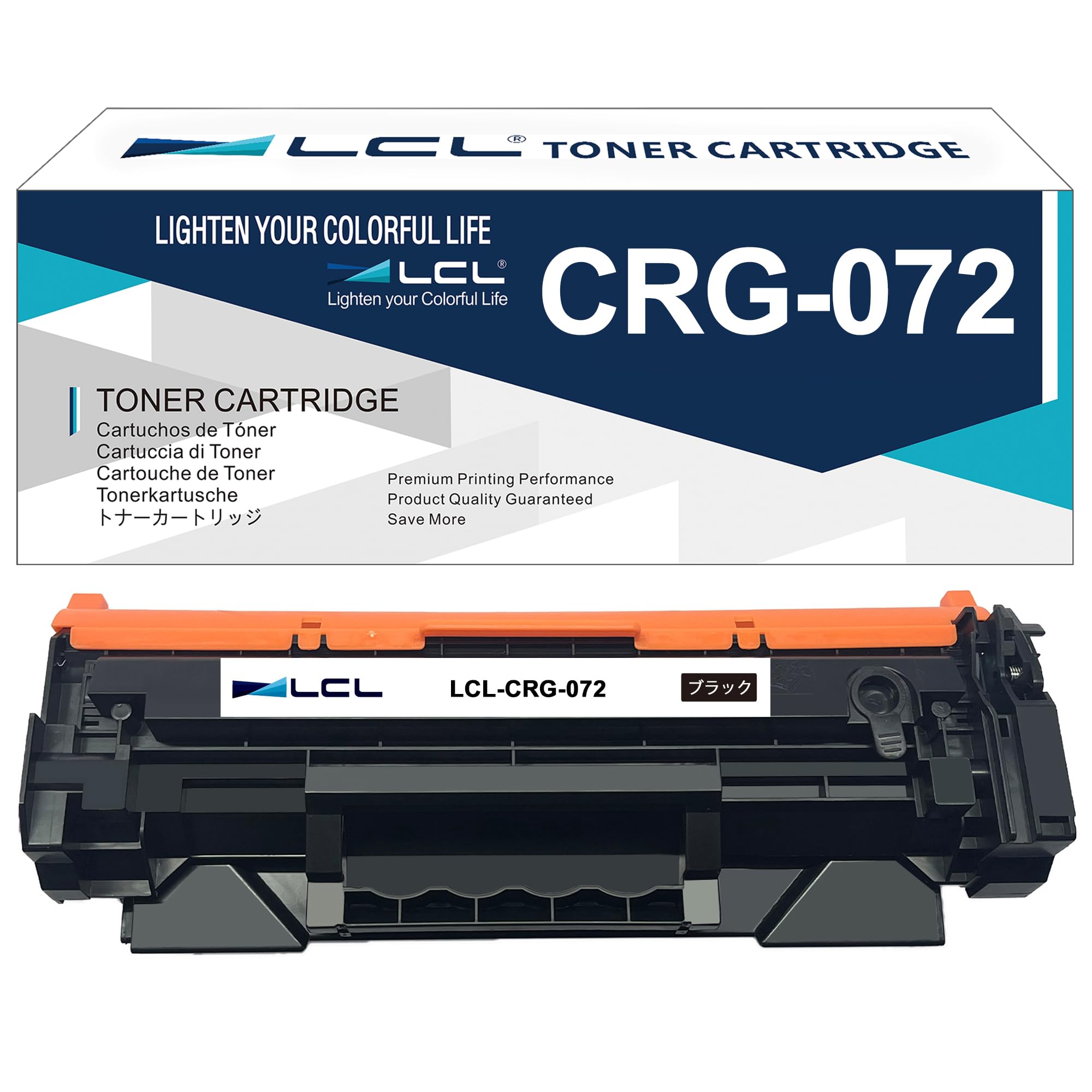 Amazon.co.jp: LCL CANON用 キャノン用 072 CRG-072 残量表示 互換