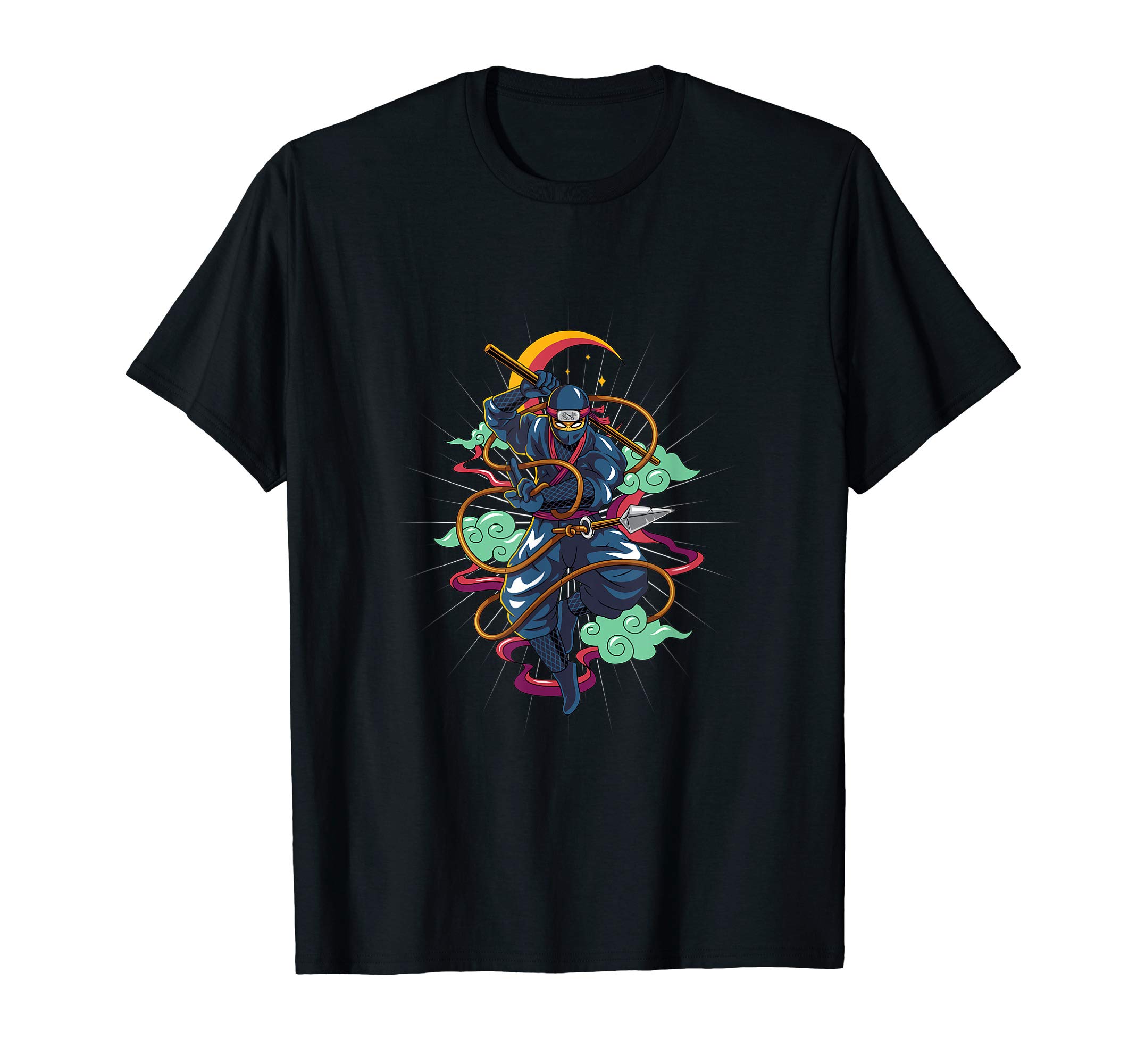 Night Ninja Japanese Japan Lover Shinobi Anime Manga T-Shirt