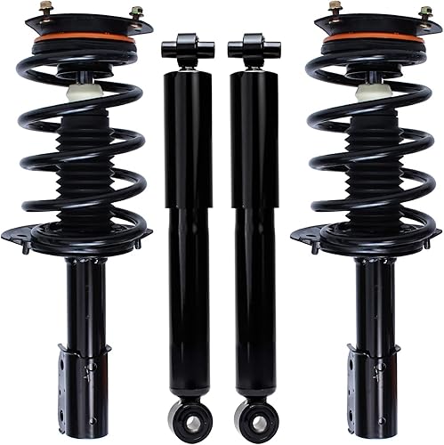 Miniatura 103 de Detroit Axle - Amortiguadores para BMW 328i 325i 128i 135i 335i 330i 335d 335is (sin Sport Susp.) 2 puntales delanteros completos con muelle