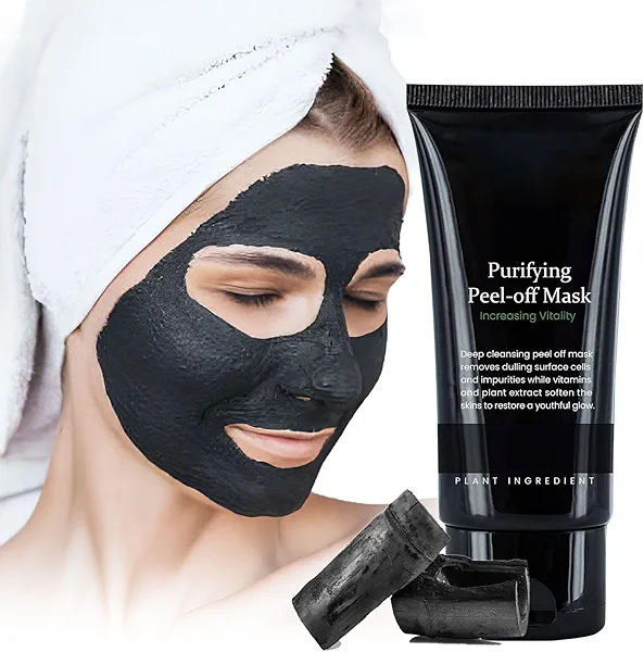Blackhead Remover for Face - Peel Off Charcoal Black Mask, Pore Remover for Nose Deep Cleansing, Face Blackhead Remover, Deep Cleansing Blackhead Pores Acne for All Skin Types