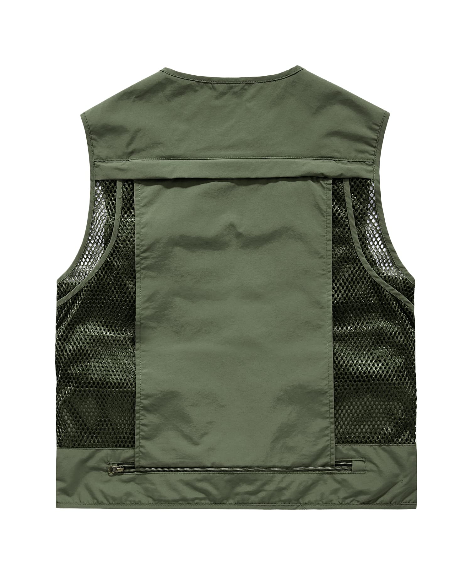 Chaleco de pesca con múltiples bolsillos para hombre Aire Libre Viajes Deportes Chalecos Casual Respirable chaqueta de secado rápido sin mangas Chaleco de Camping Senderismo
