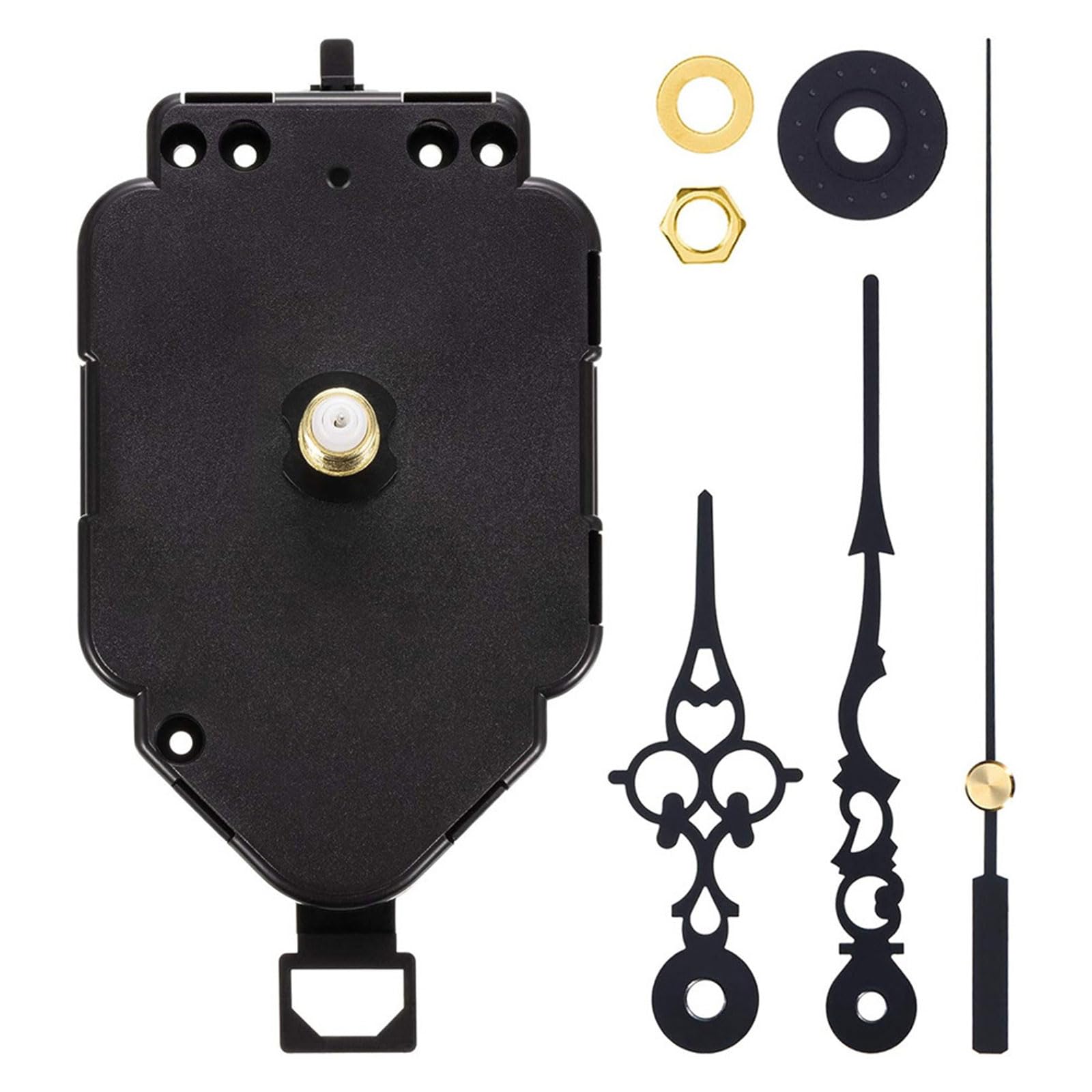 Buxuaaaa E Quartzs Pendulums Clock Movement Mechanism Kits With Hands Shaft Length 20Mm / 23Mm For Clock Repair Replacement Parts Hands Set