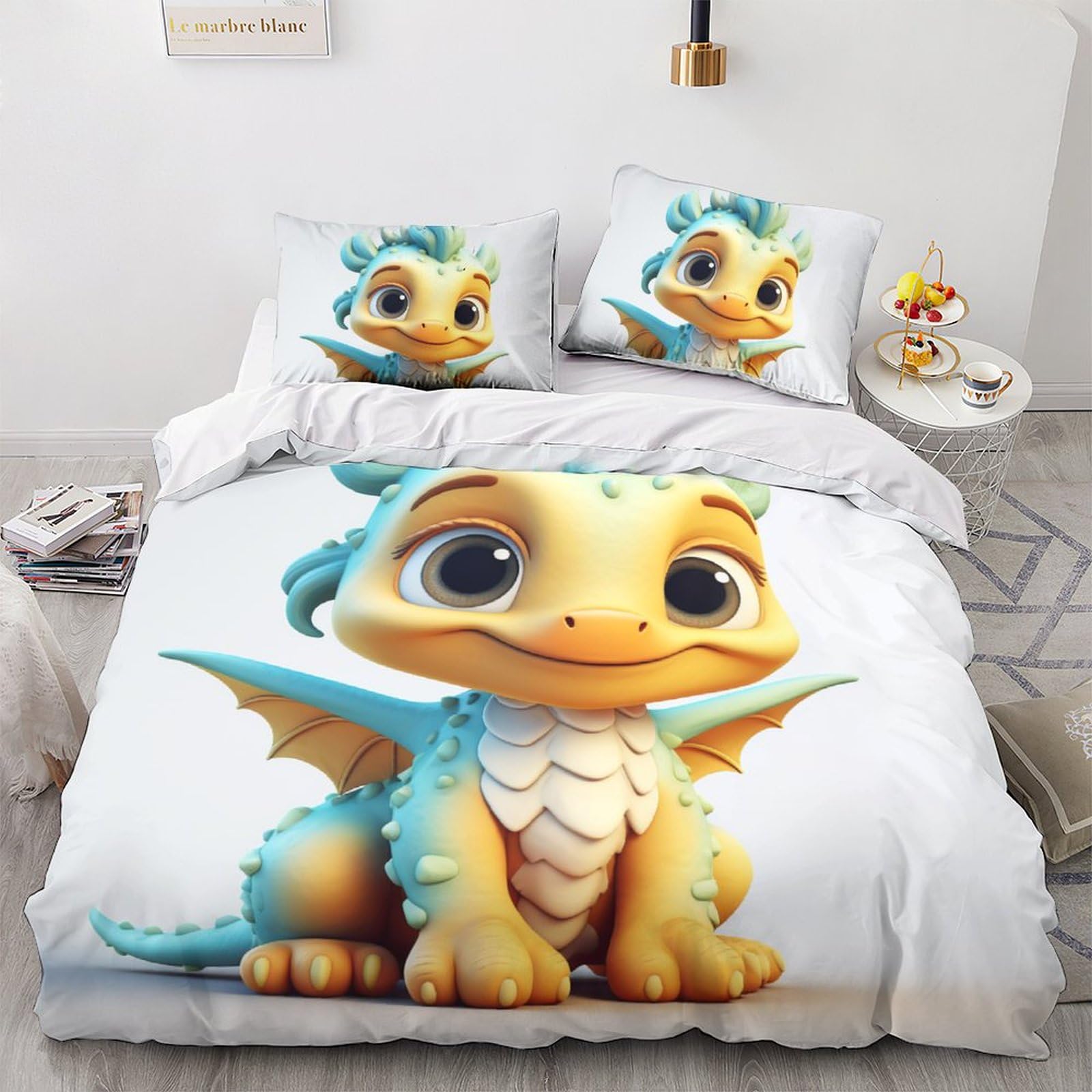 Housse de couette dragon adulte pour créer une ambiance fantastique dans votre chambre
