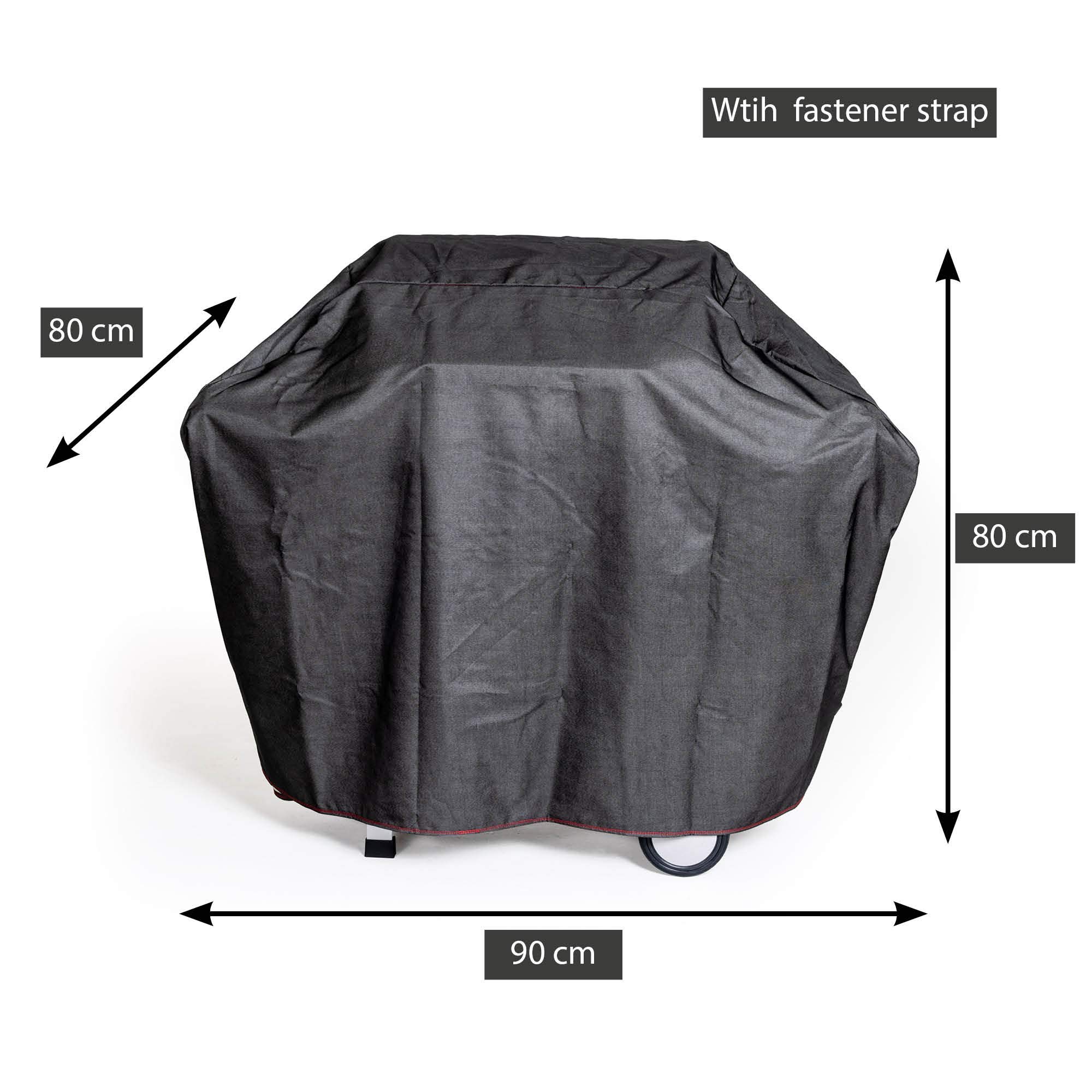 barbecook Copertura per Barbecue Impermeabile, per Tutti i Barbecue a Gas, Accessori per Barbecue, Piccolo, Nero, 90x55x80cm