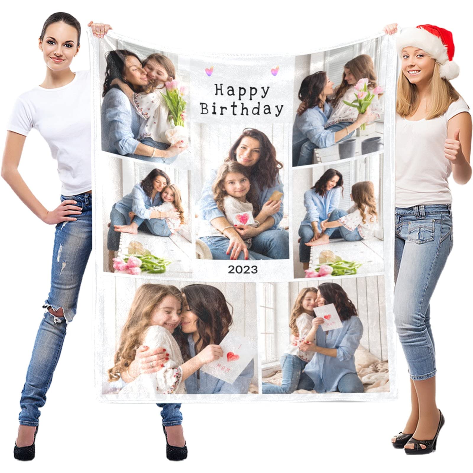 inkArtsinkArts Personalized Gifts for Women Who Have Everything, Custom Blankets with Photos, Personalized Blankets with Photos, Customized Blankets with Photos, Personalized Gifts for Mom from Daughter Son