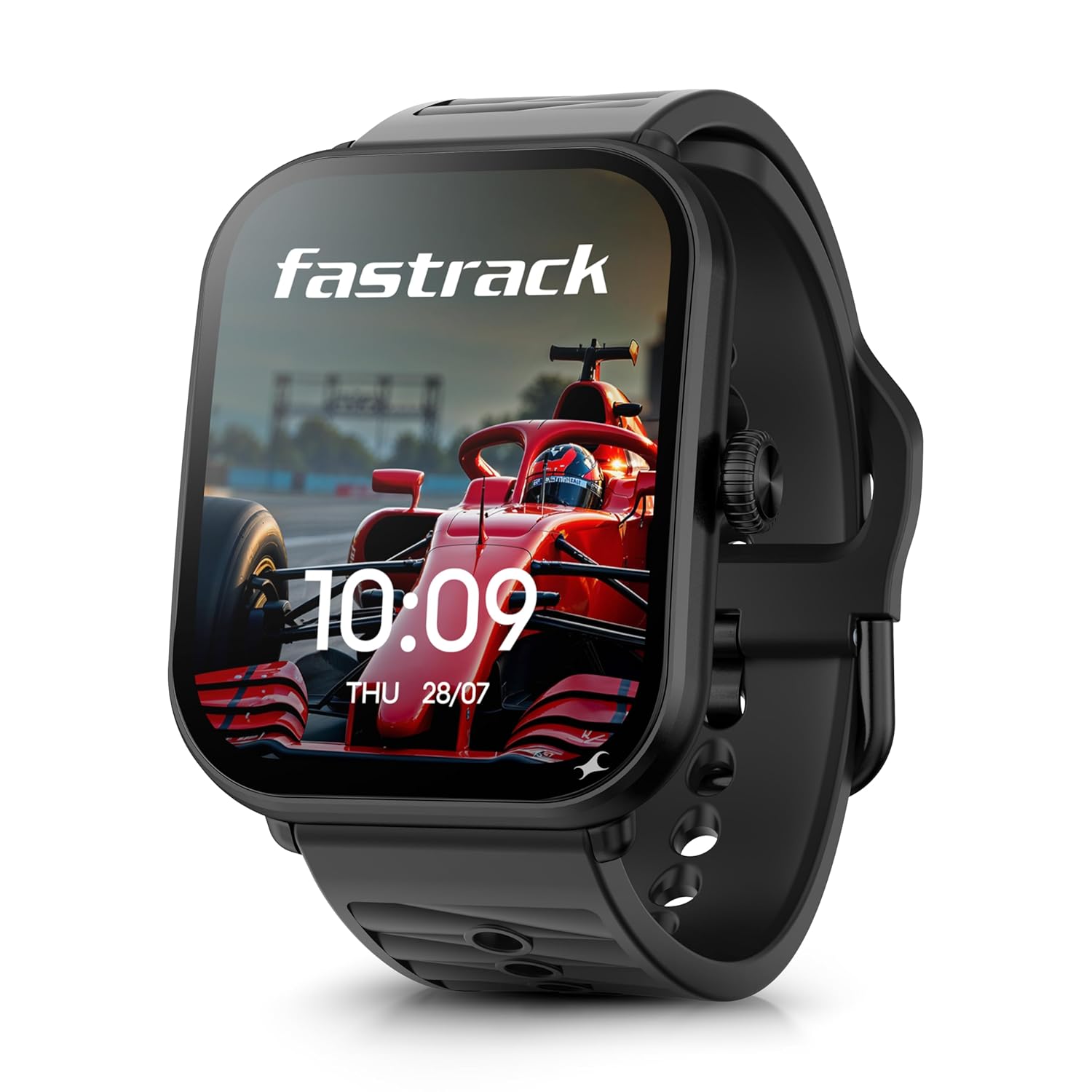 Fastrack MYND 1.93” AMOLED Display Smart Watch for Men & Women with AI Watch Faces,AI Chat,Offline Voice Commands,Curved Metallic Design,Functional Crown,BT Calling, Health Suite,100+ multisport modes Fastrack MYND 1.93” AMOLED Display Smart Watch for Men & Women with AI Watch Faces,AI Chat,Offline Voice Commands,Curved Metallic Design,Functional Crown,BT Calling, Health Suite,100+ multisport modes