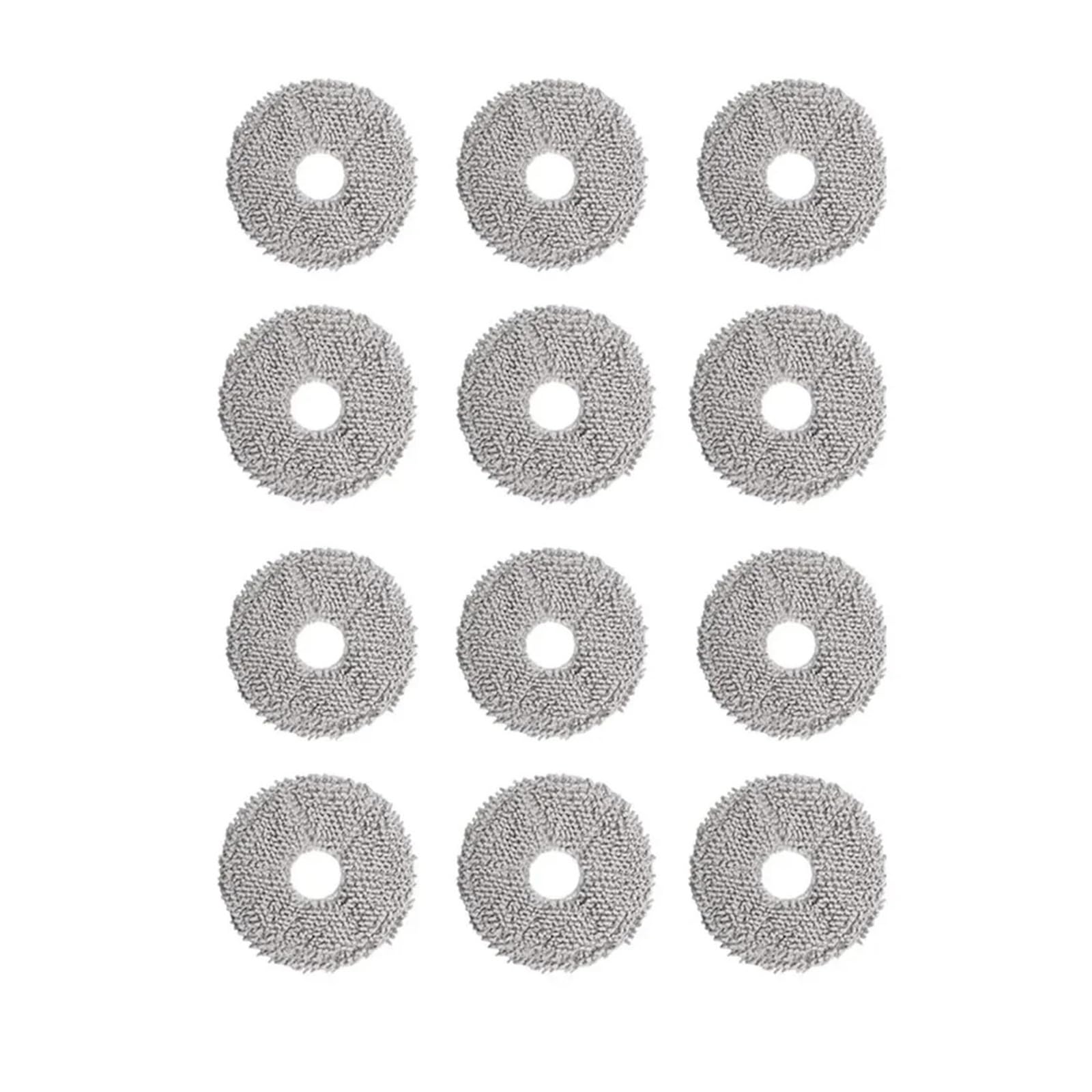 VIXWDRUTY Compatible For Xiaomi，Compatible For Omni，1S B101CN B116 C102CN X10+X20+X20 Plus X20 Max S10+S10 Plus S20 Plus Robot Vacuum Mop Cloth Part(12pcs)