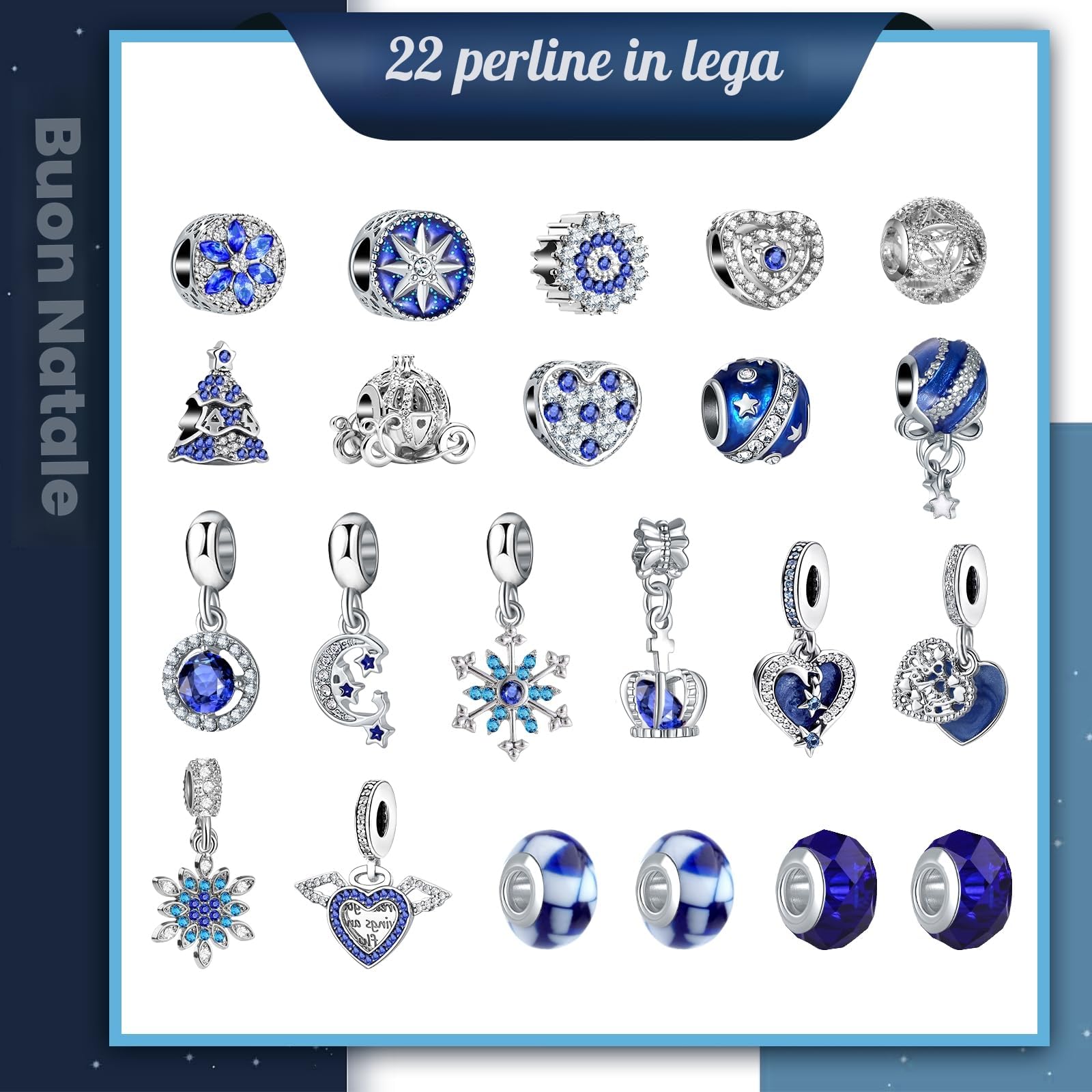 Calendario Avvento Gioielli 2026 Bambina Donna, Calendario Avvento Bracciale Bambini Kinder Fai da Te, Braccialetti Regalini Sorprese Regalo di Natale per Ragazza Donna