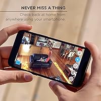 Vista 3 de Merkury Smart Indoor Camera, 1080p HD Camera for Home Security with Two-Way Audio, Motion Detection, and Night Vision, Compatible with Alexa and