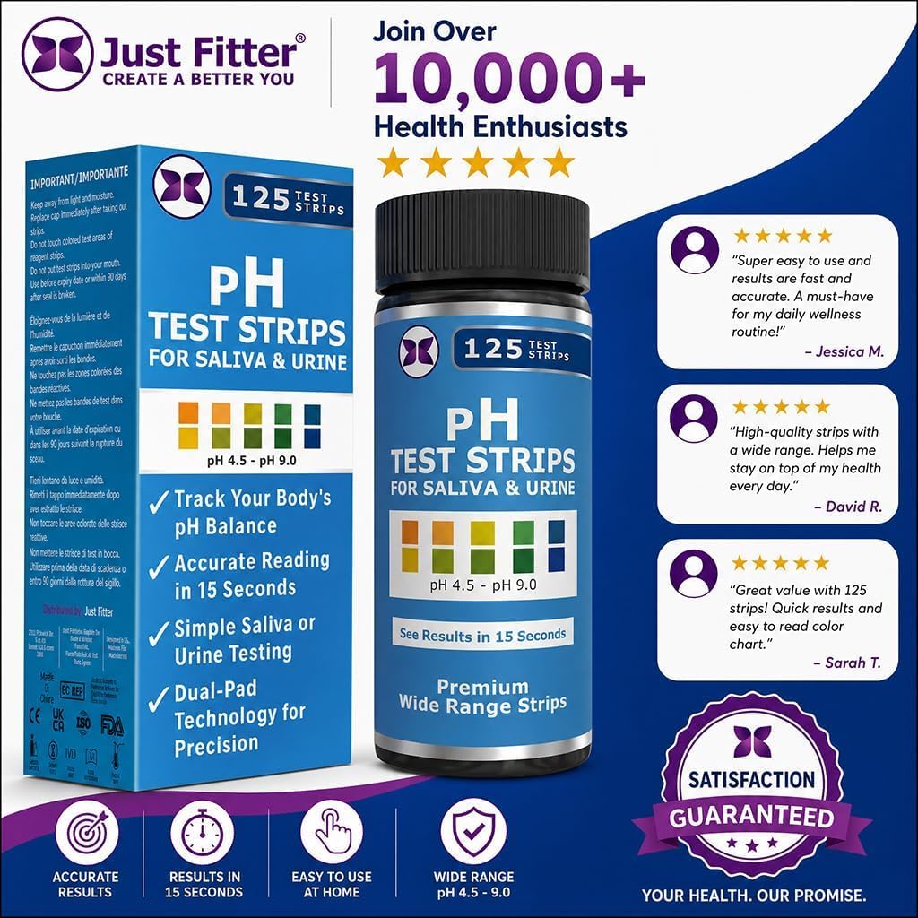 pH Test Strips - Track Your Body's pH Levels -3