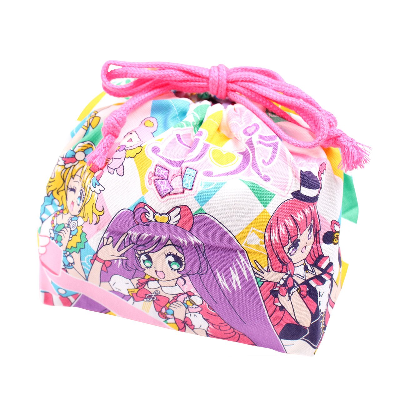 Amazon｜オーエスケー プリパラ(NO2) 巾着弁当袋 KB-1｜ランチ