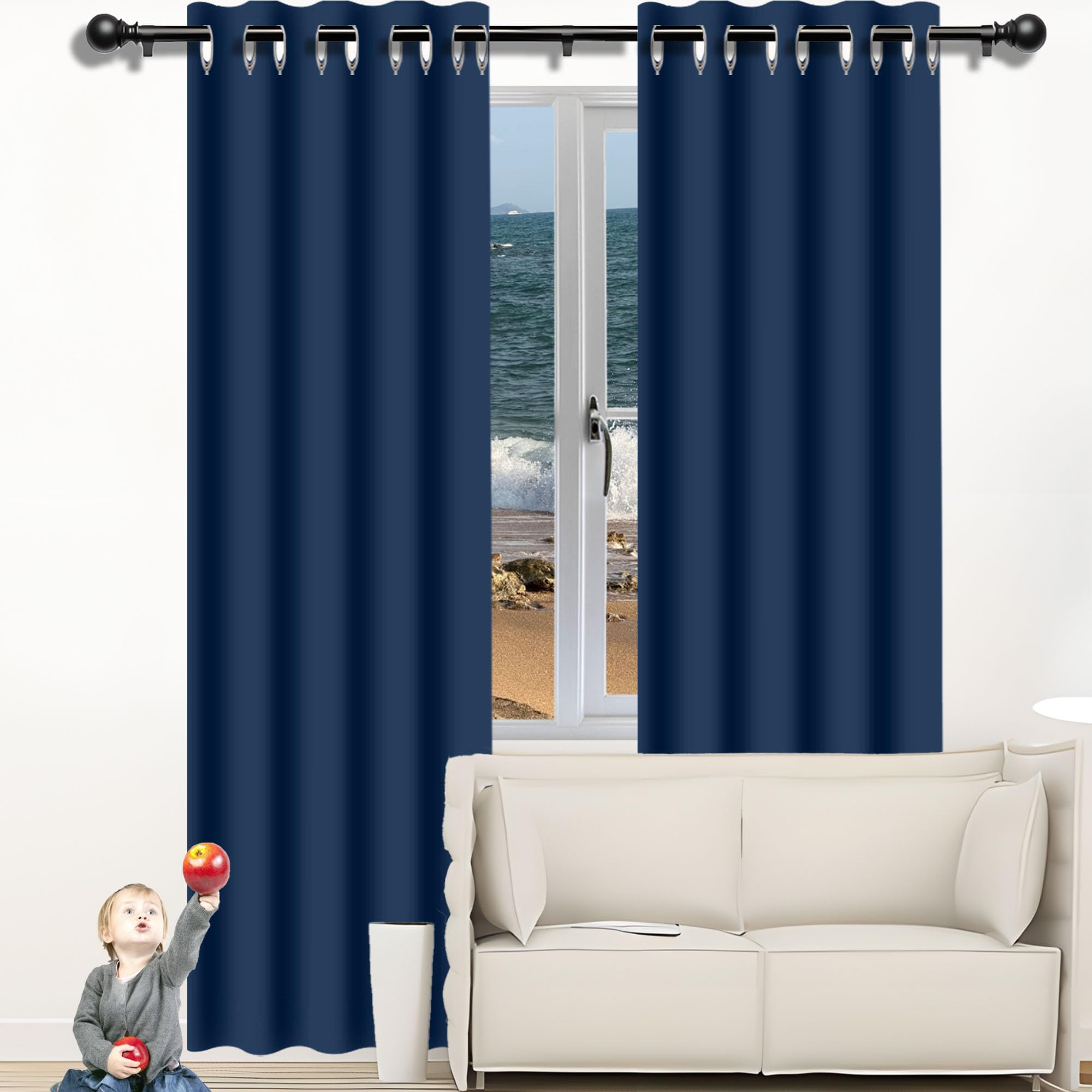 Rideau isolant intérieur doux au tombé élégant pour sublimer votre décoration maison