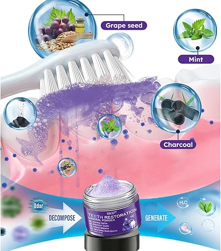 Miniatura 3 de BBOJI - Polvo mineral de restauración de dientes, polvo de restauración de dientes naturales, 1.76 oz, cuidado bucal profesional, protege las encías