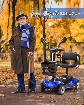 Amazon | LangTu 電動シニアカート 走行30km程度 電動ミニカー