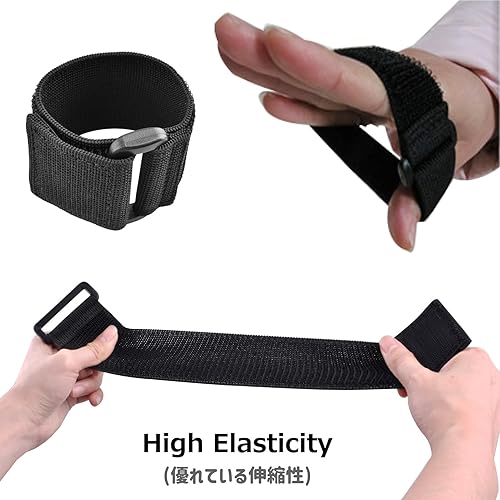 Miniatura 6 de Azarxis Correas de cincha con hebilla resistente, reutilizable y duradera, correa elástica para sujetar cables de extensión, cuerdas, mangueras para