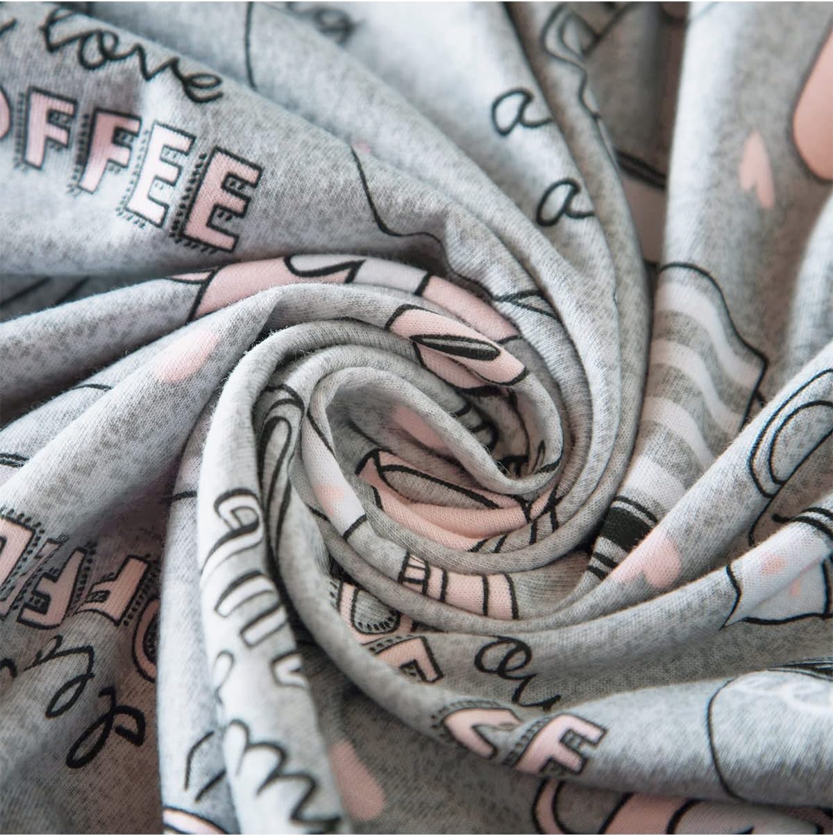 Century Star Long Sleeve Nightgowns for Women Soft Cotton Night Shirts Sleepwear Cartoon Night Gown Sleep Shirt Pajama Dress - Image 4