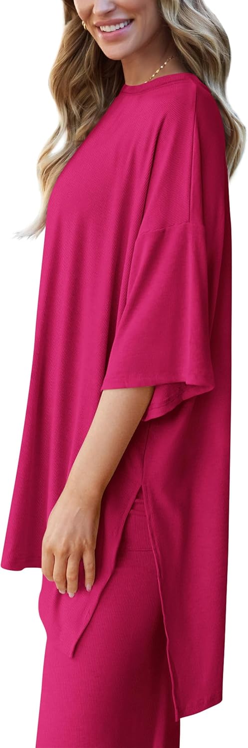 PRETTYGARDEN Two Piece Sets for Women Summer Fashion Lounge Matching Set 2026 Spring Travel Vacation Airport Outfits Clothing - Image 4