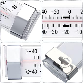 Fridge Refrigerator Freezer Thermometer, 12 Pack