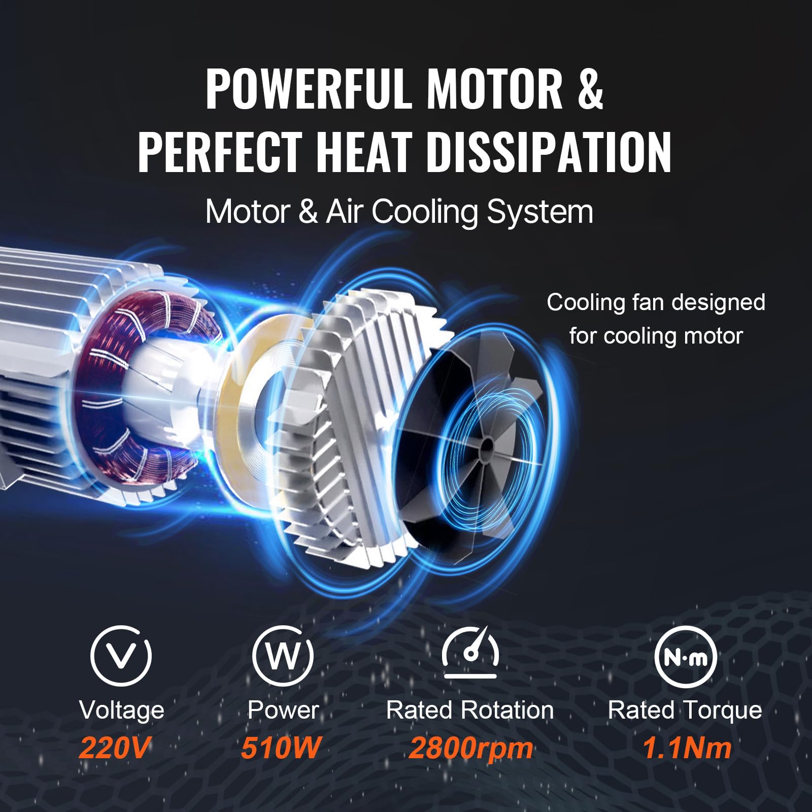 VEVOR 230V Elektrische Seilwinde 125kg-250kg 12m Hubhöhe 510W Motor 10m/min Hebezug mit kabelloser Fernbedienung