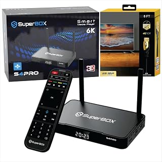 New 2023 S4 pro Android TV Box 2G RAM 32GB ROM,1 Voice Remote,1 Keyboard Backlit,Super Extra Power Cable Hdmi Gold Plate OLED 4K