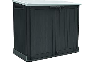 Keter Outdoor Garbage Can Enclosure: Conceal and Enhance Your Backyard
