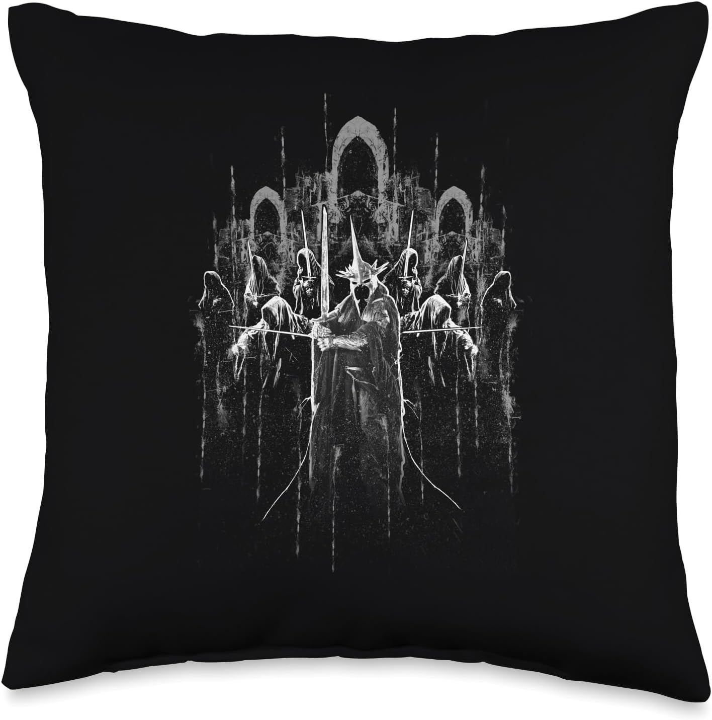 The Lord of the Rings The Nine Throw Pillow